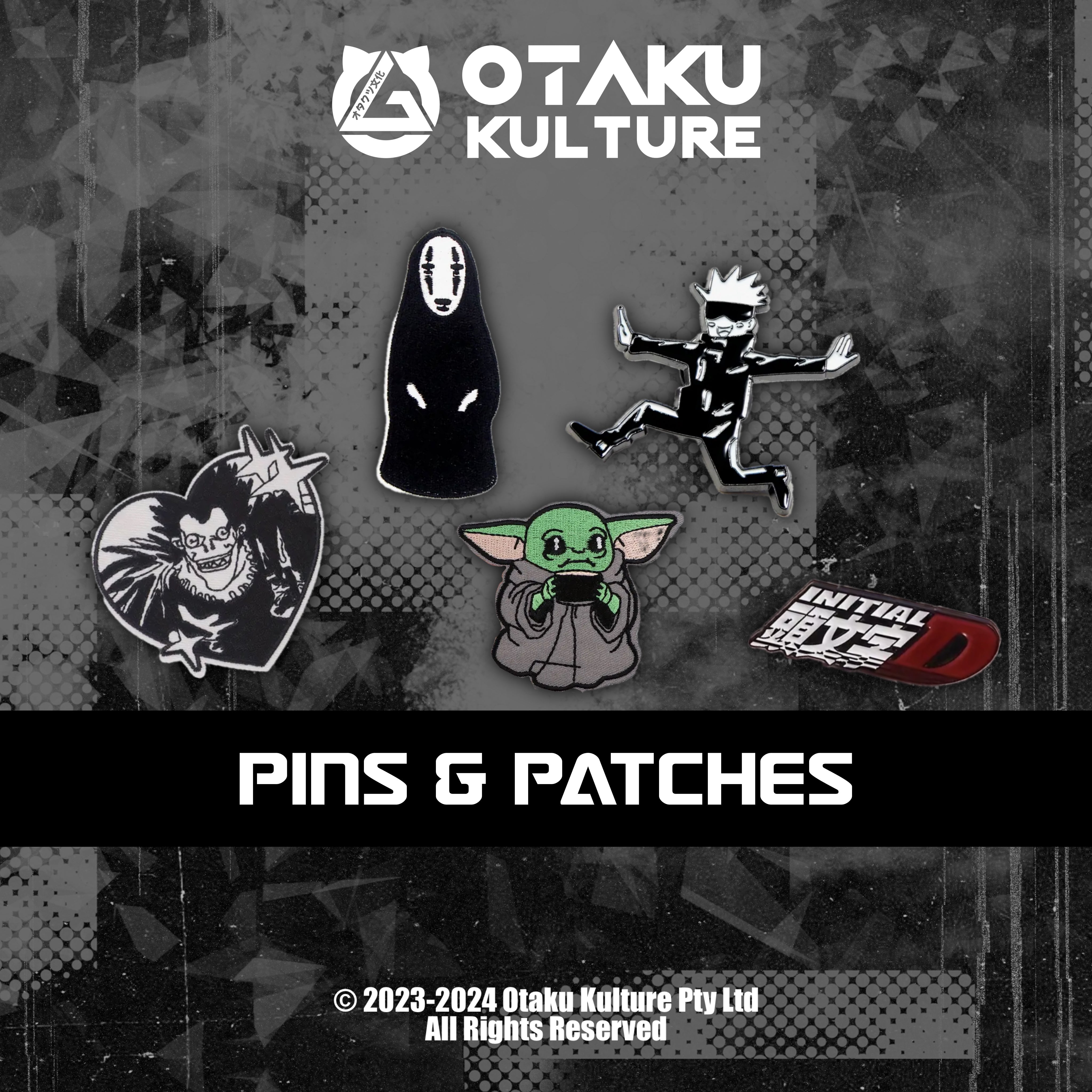 PINS & PATCHES – Otaku Kulture | All Things Anime