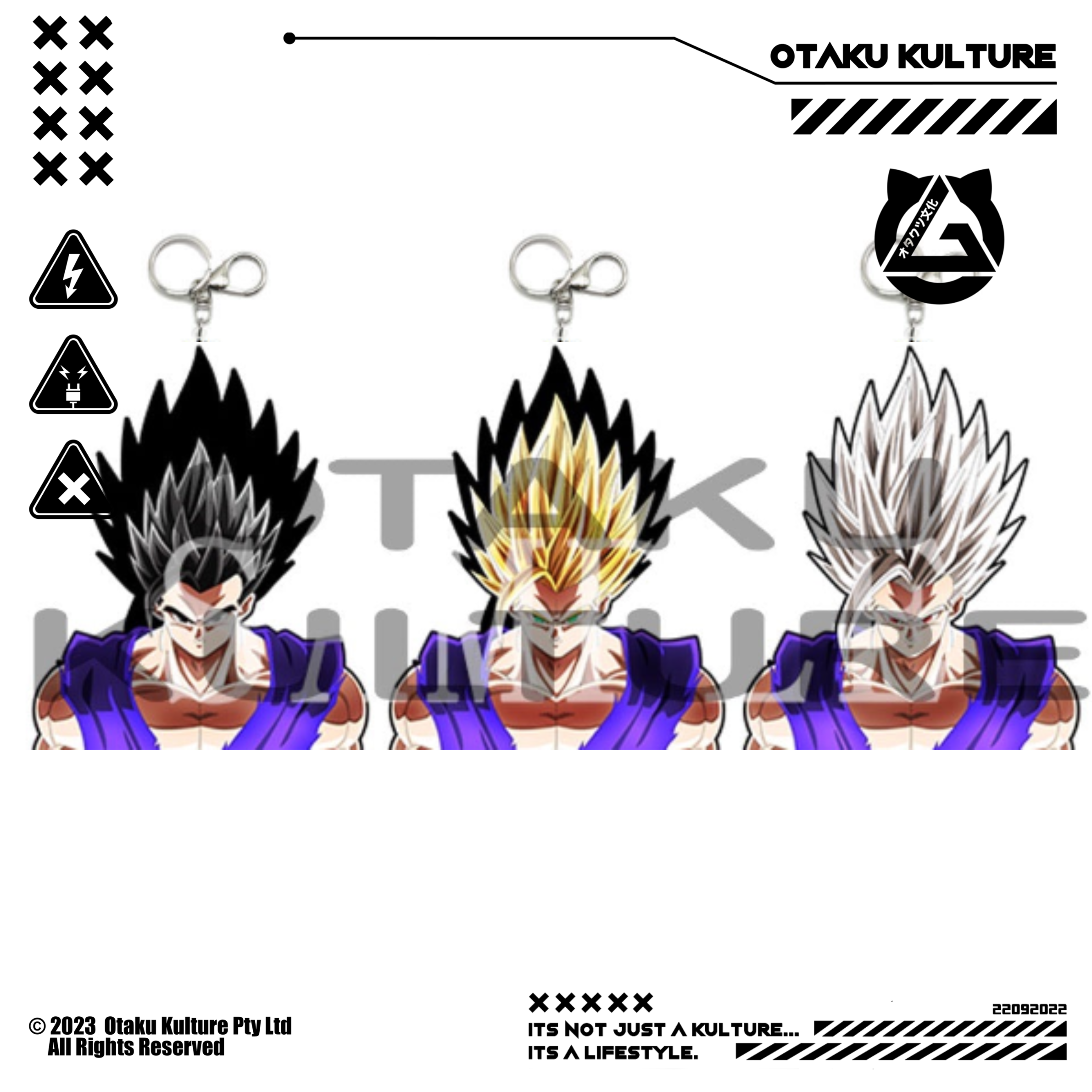 GOHAN SUPER SAIYAN 3D MOTION KEYCHAIN