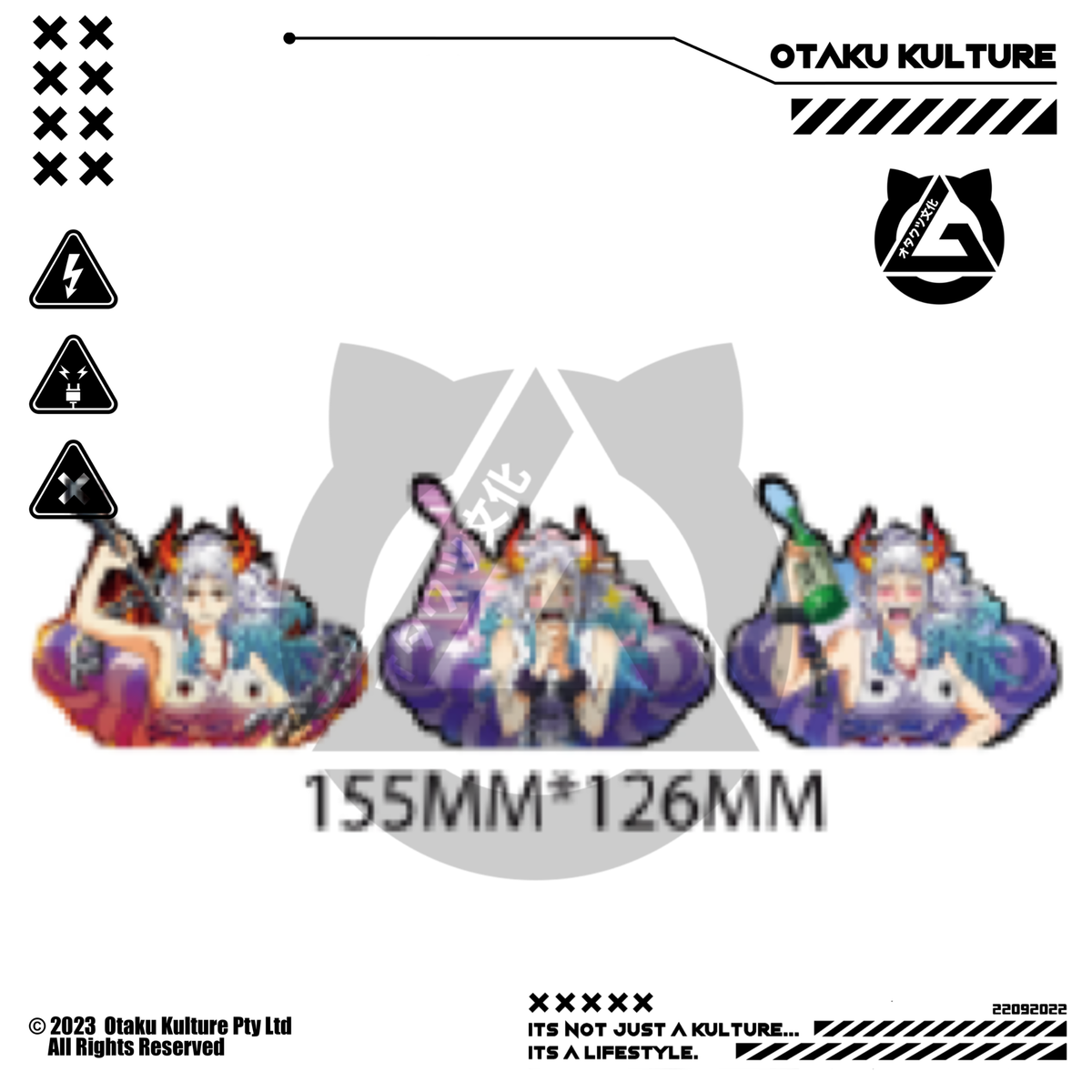 YAMATO DRINKING 3D MOTION STICKER