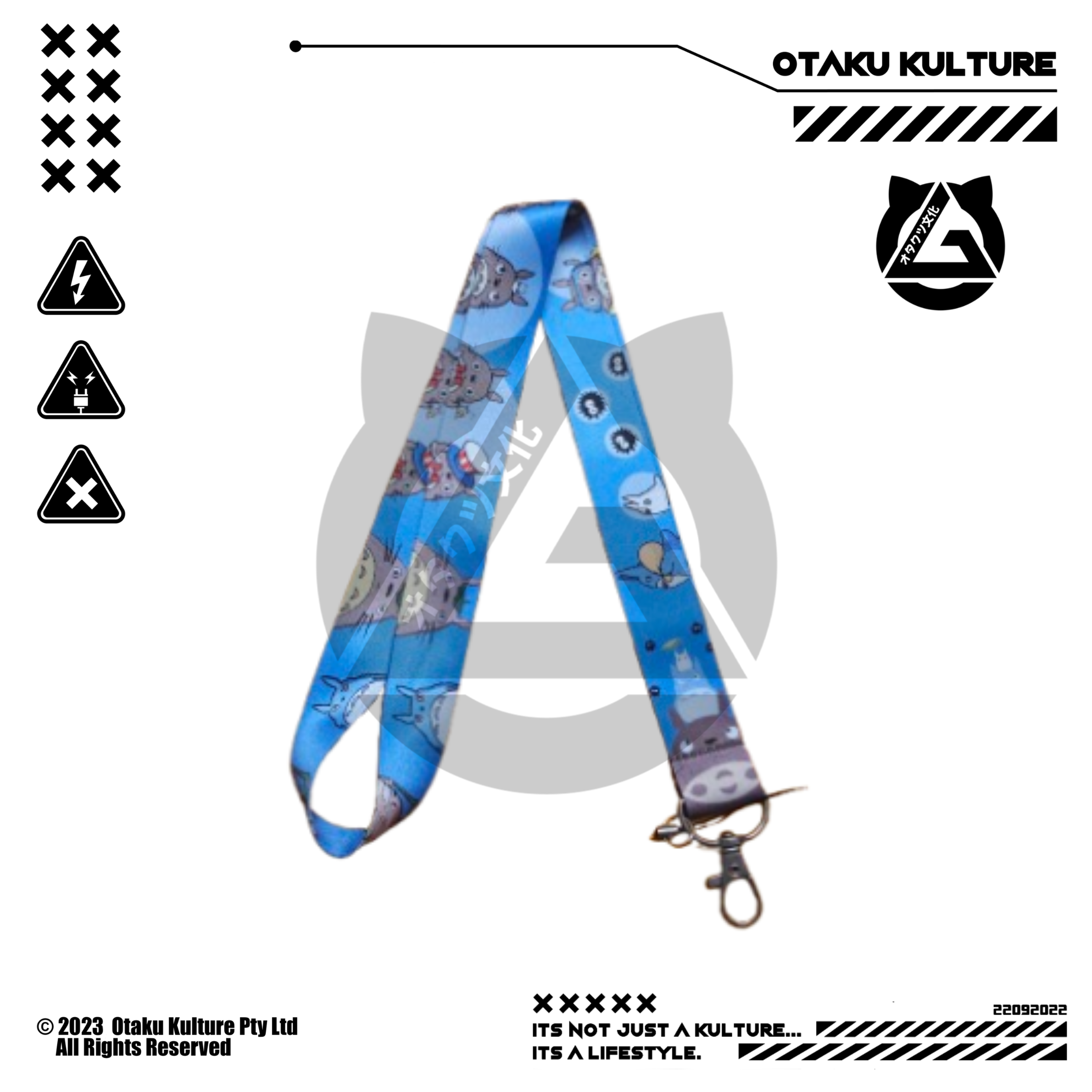 TOTORO BLUE LANYARD