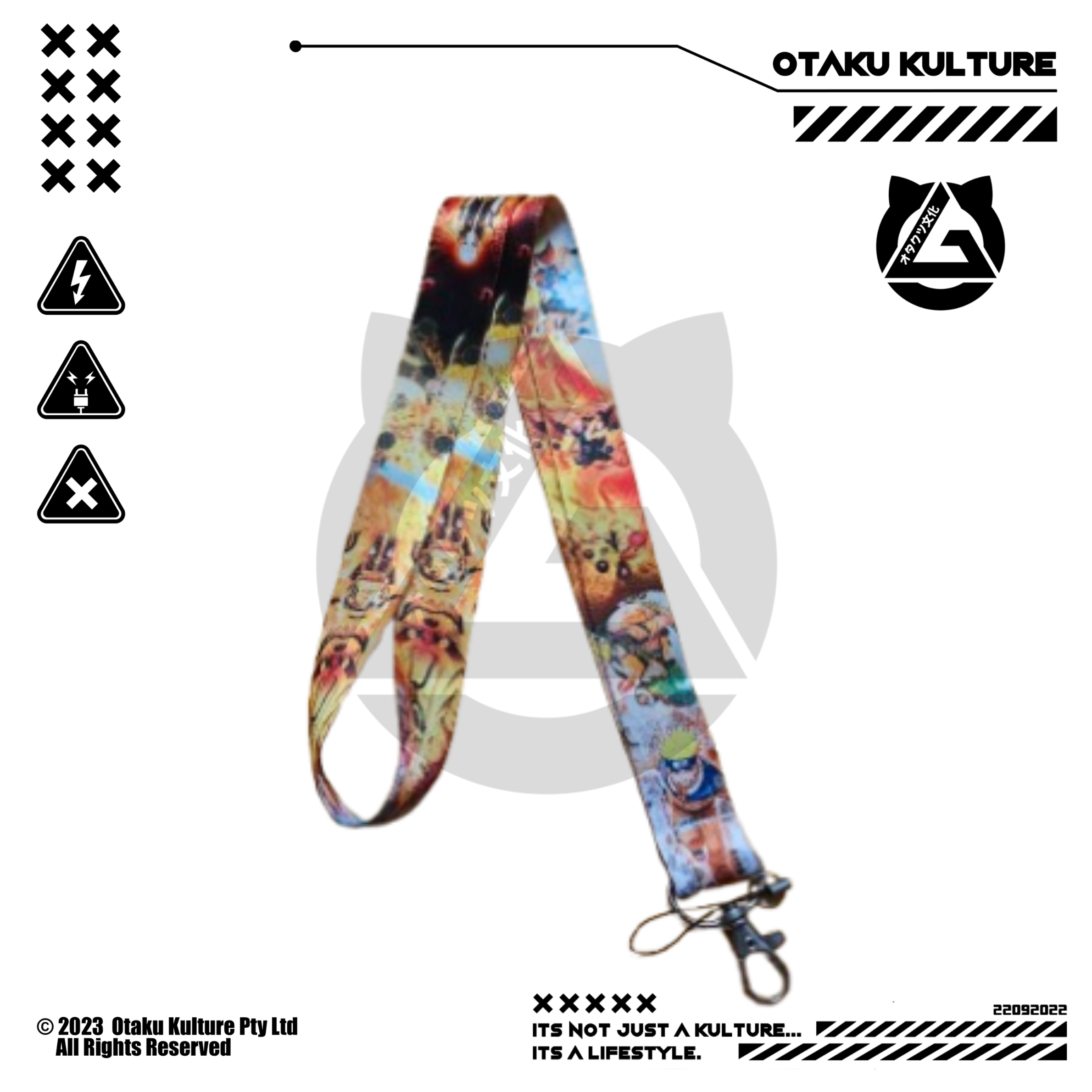NARUTO TRANSFORMATION LANYARD