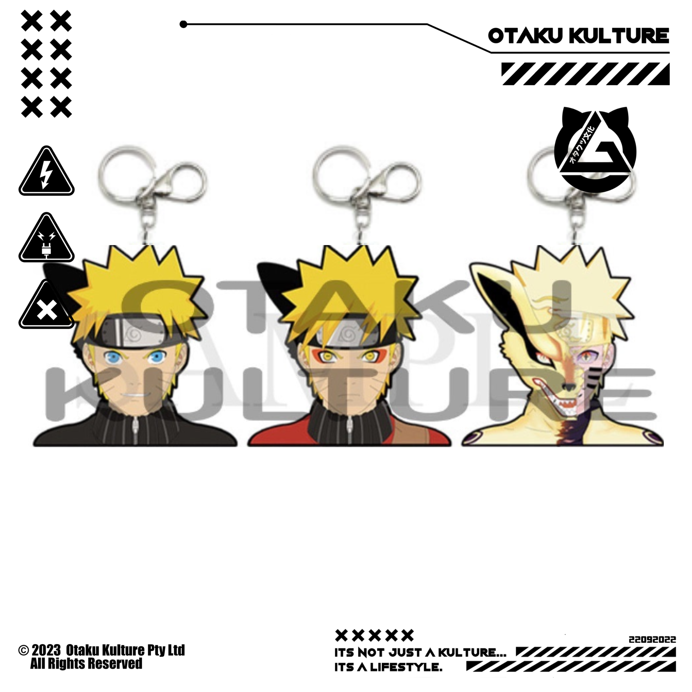 NARUTO/KURAMA 3D MOTION KEYCHAIN