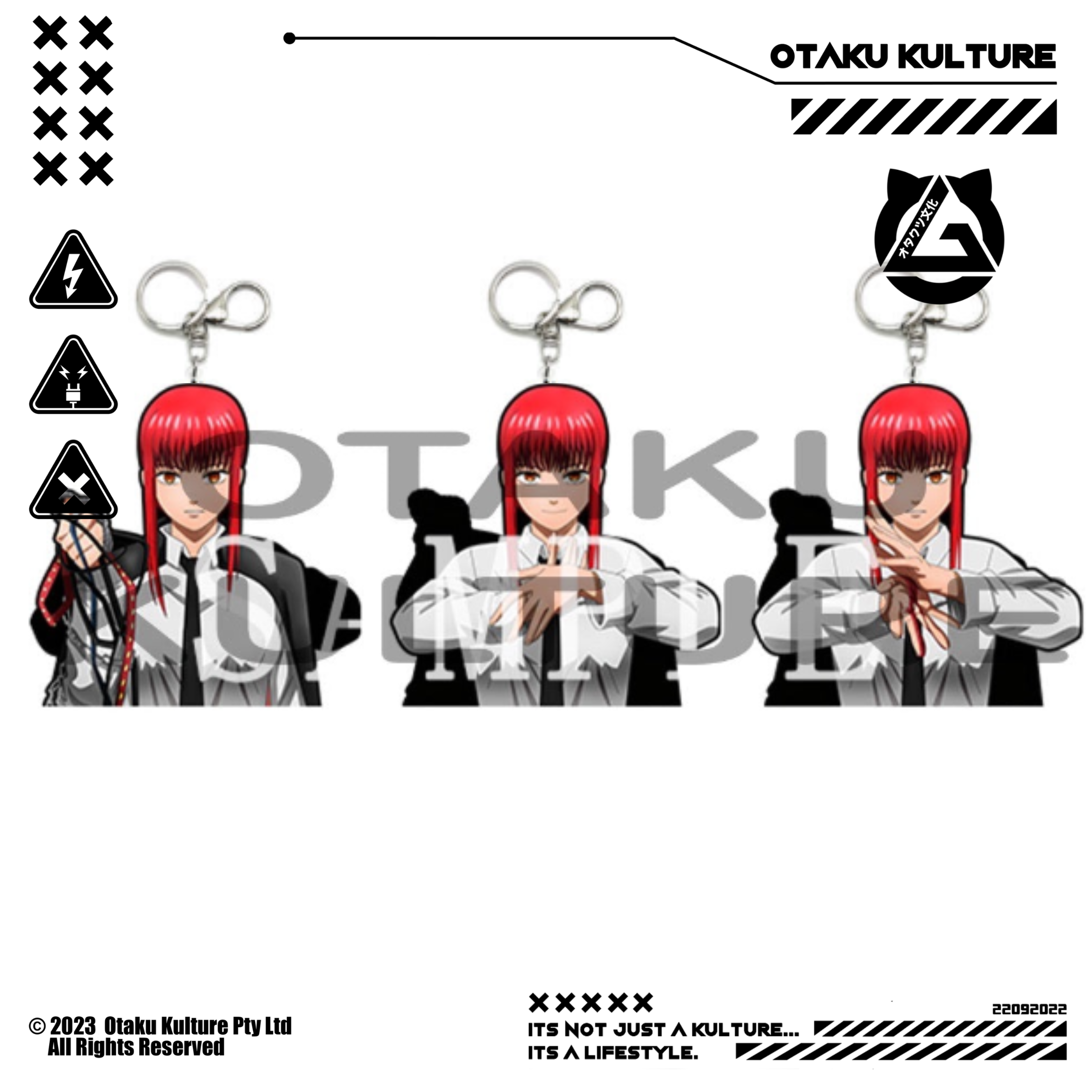 MAKIMA 3D MOTION KEYCHAIN