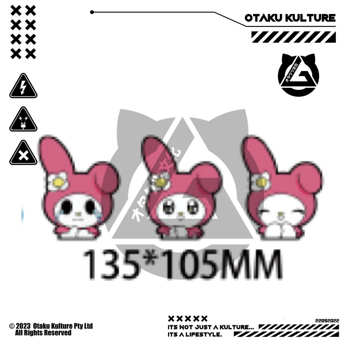 MY MELODY 3D MOTION STICKER