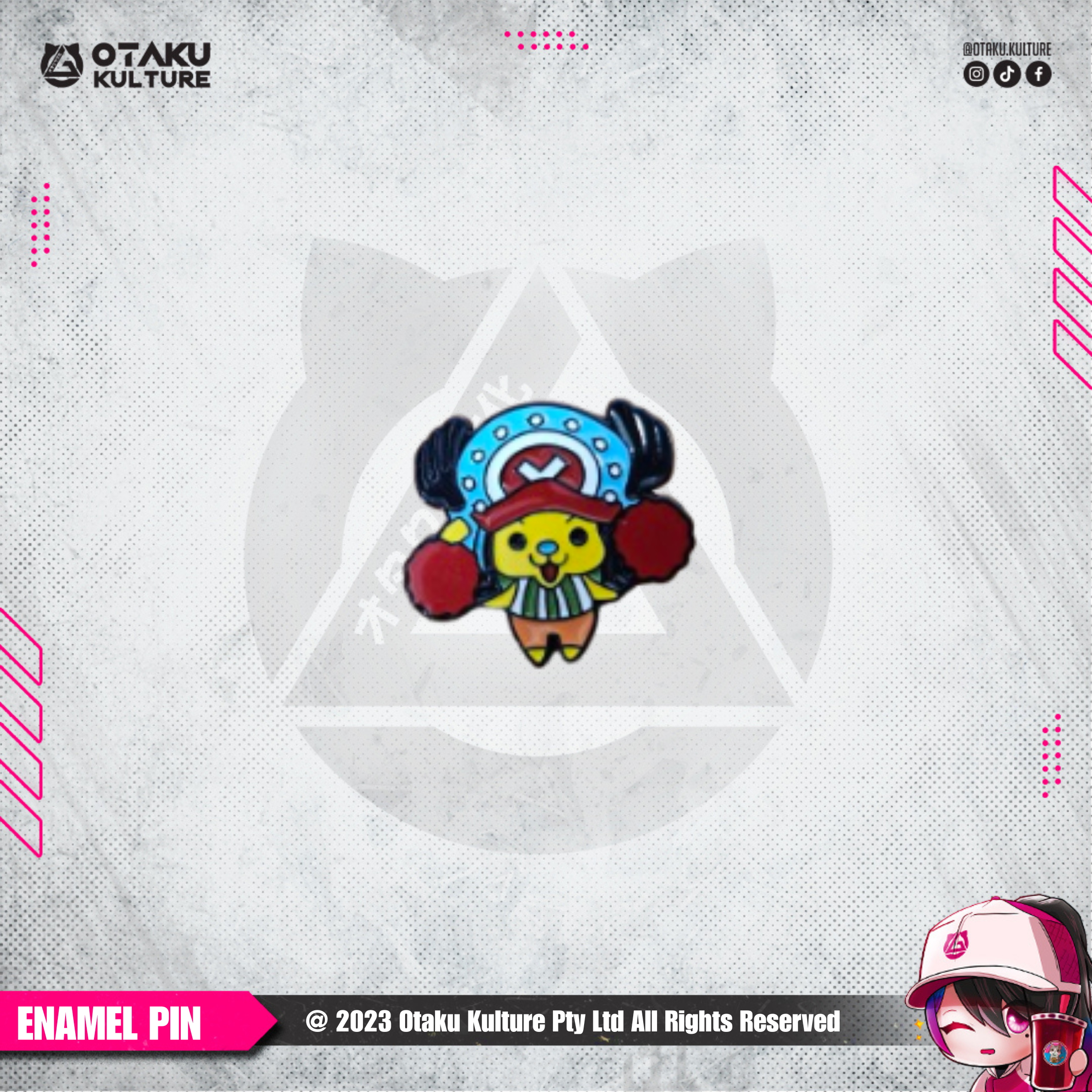 CHOPPER ENAMEL PIN