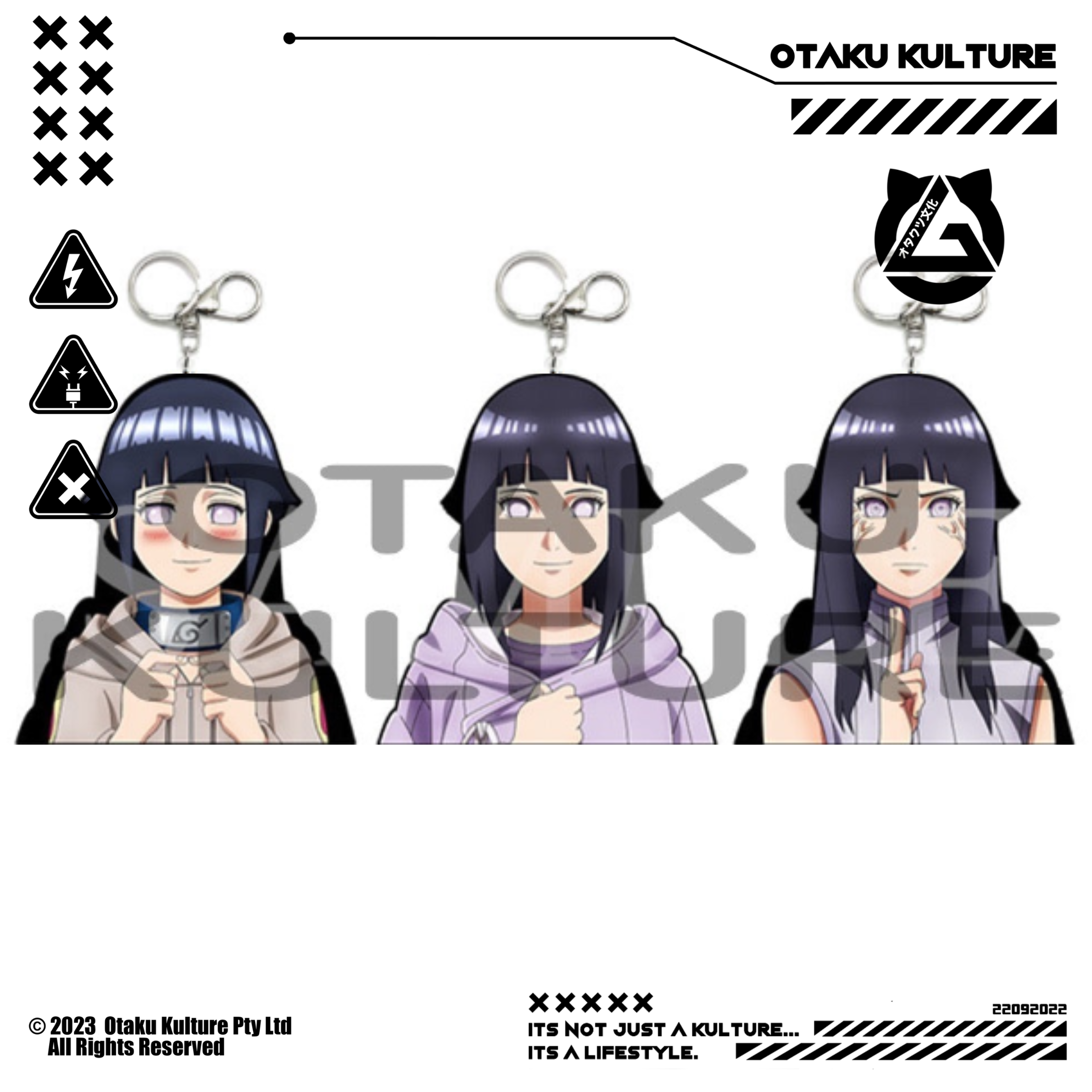 HINATA 3D MOTION KEYCHAIN