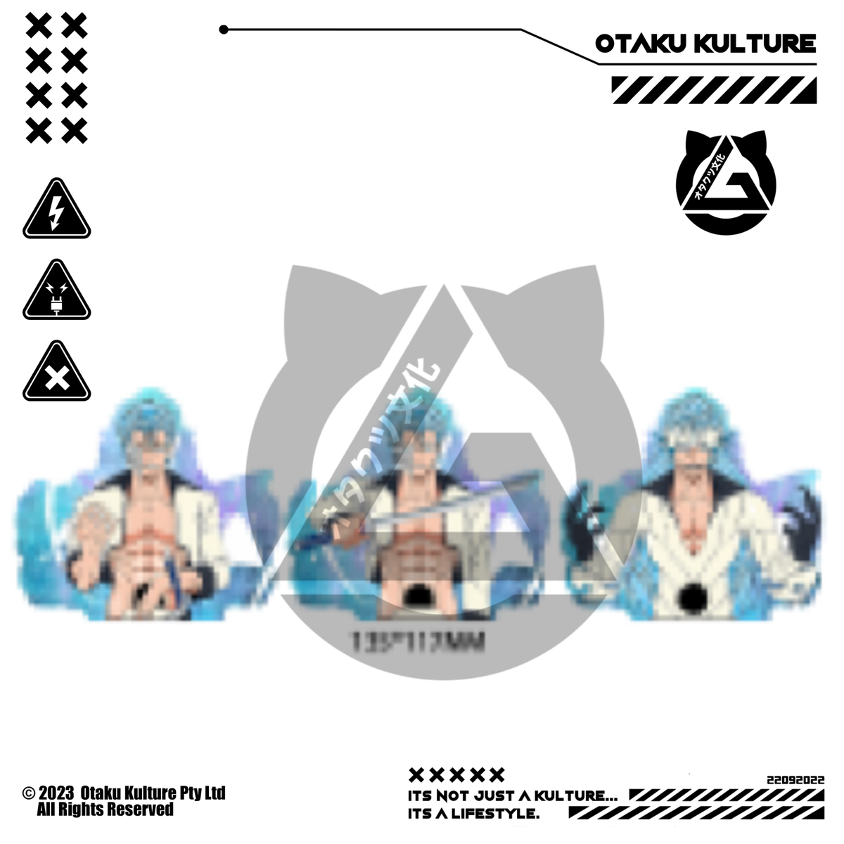 GRIMMJOW FULL 3D MOTION STICKER