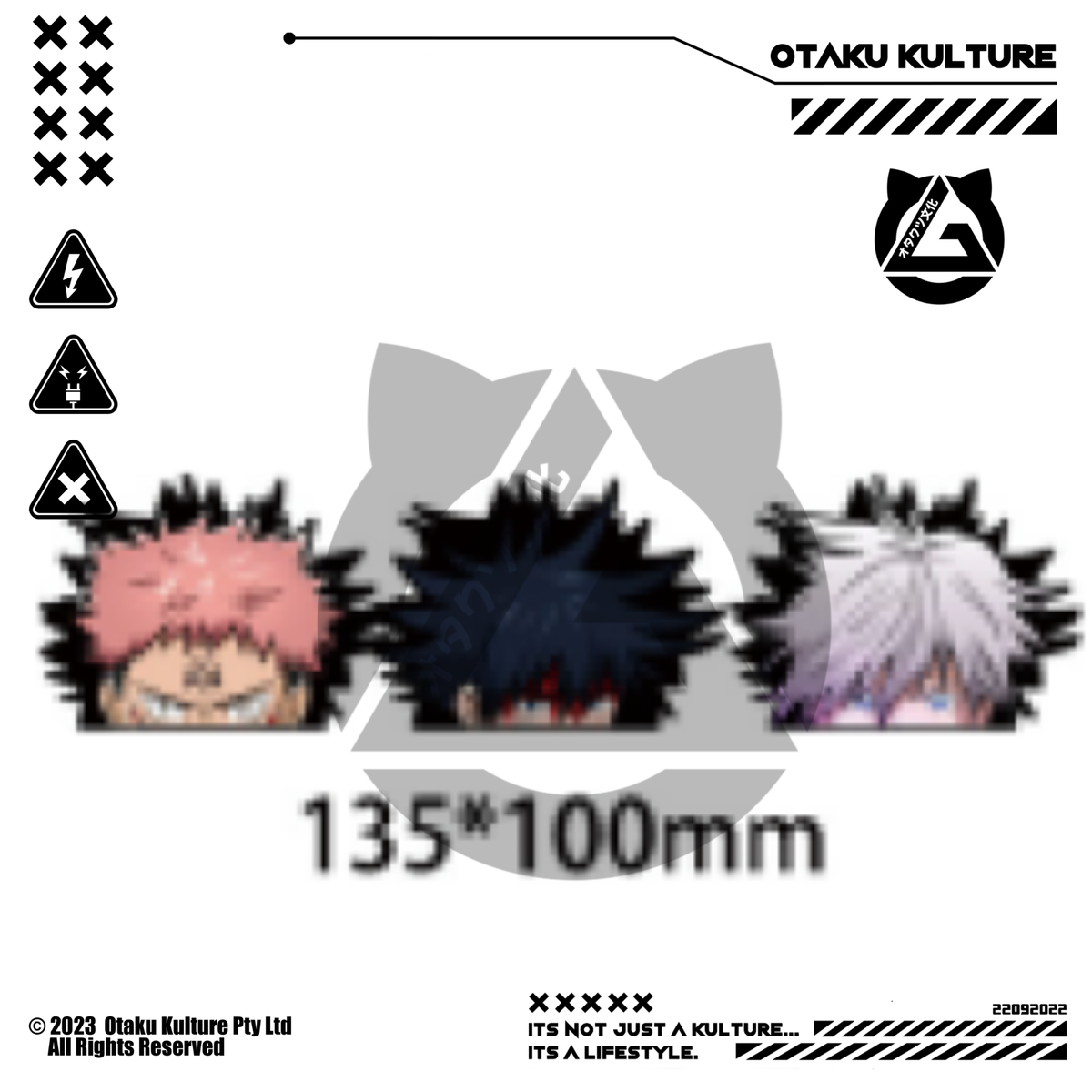 GOJO/SUKUNA/MEGUMI 3D MOTION STICKER
