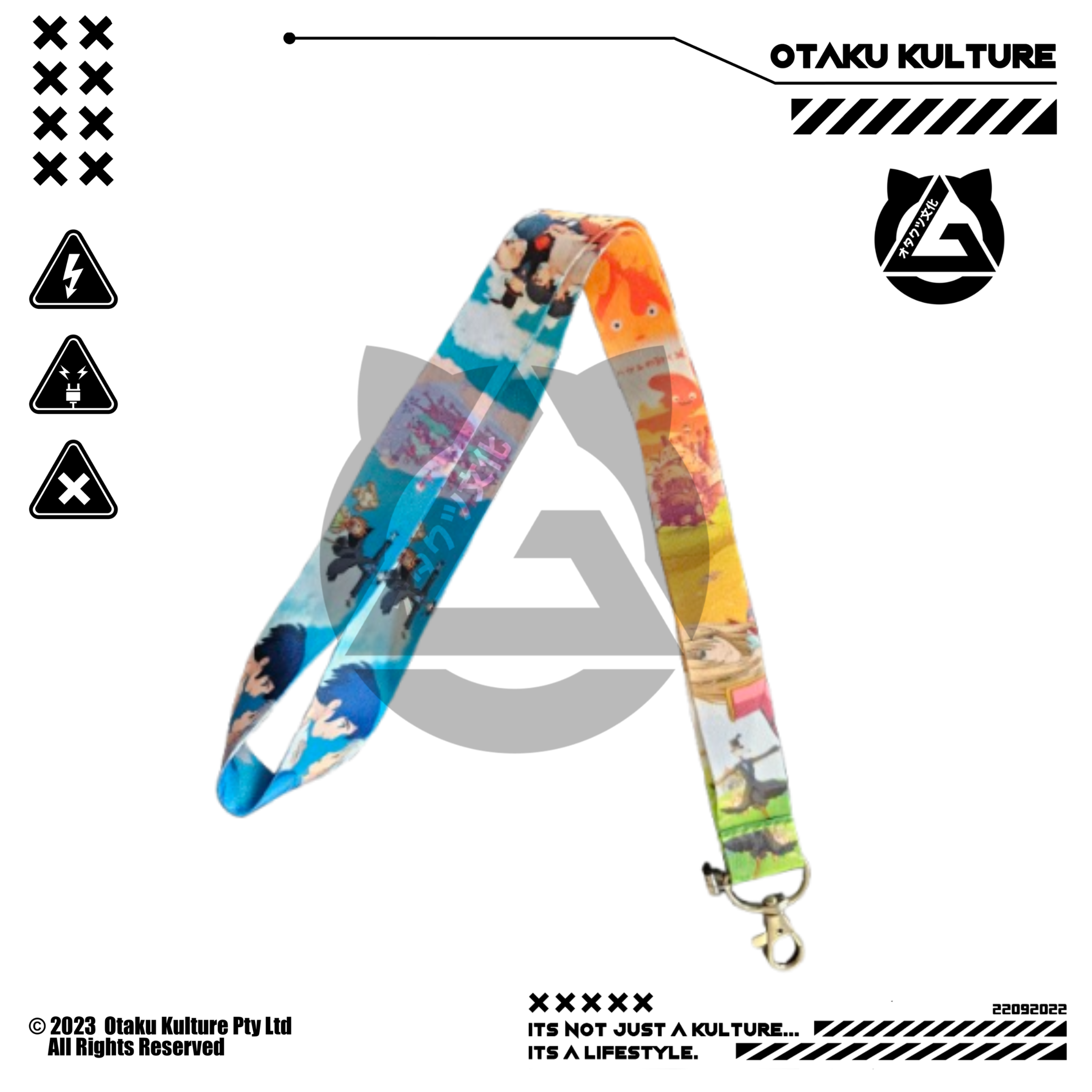 HOWLS MOVING CASTLE LANYARD