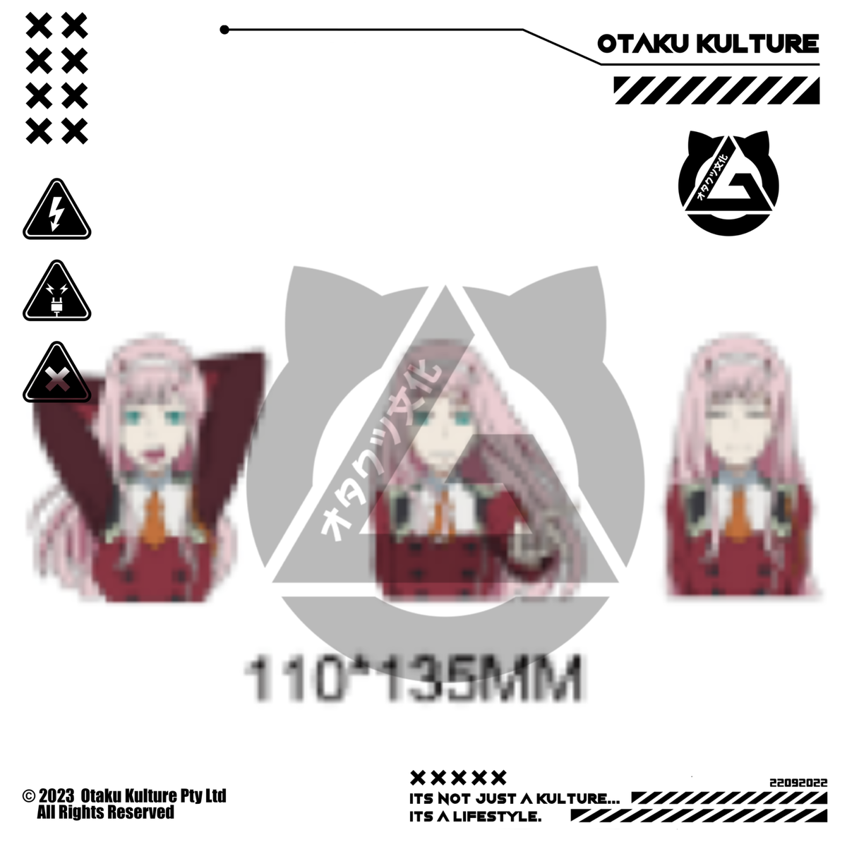 ZERO TWO CHILLING 3D MOTION STICKER