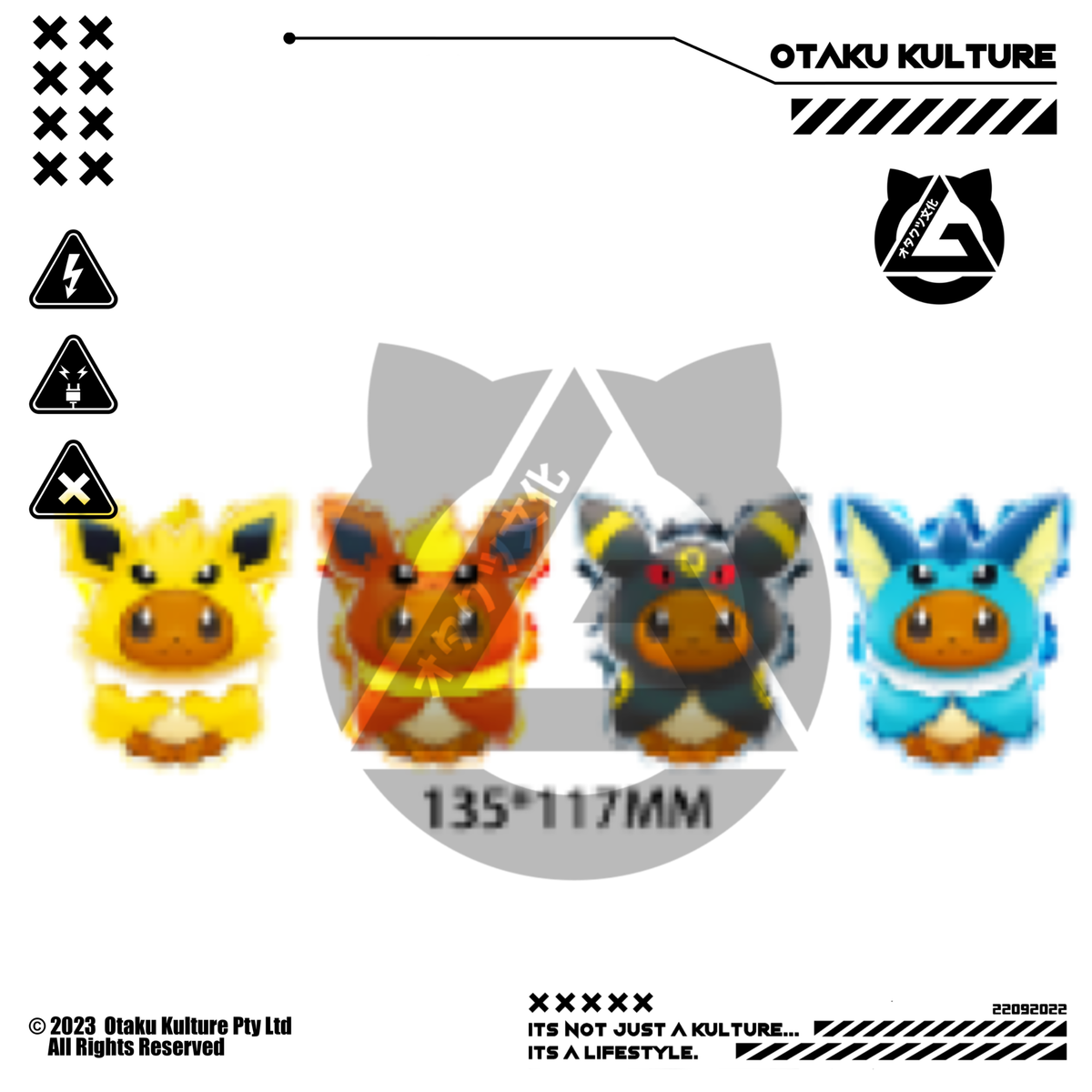PONCHO EEVEE 3D MOTION STICKER