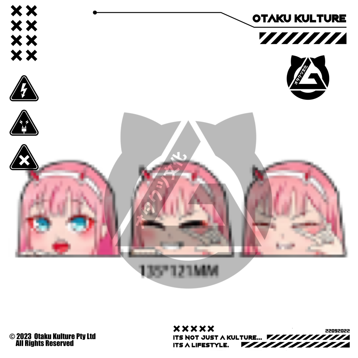 ZERO TWO CLOSE UP 3D MOTION STICKER