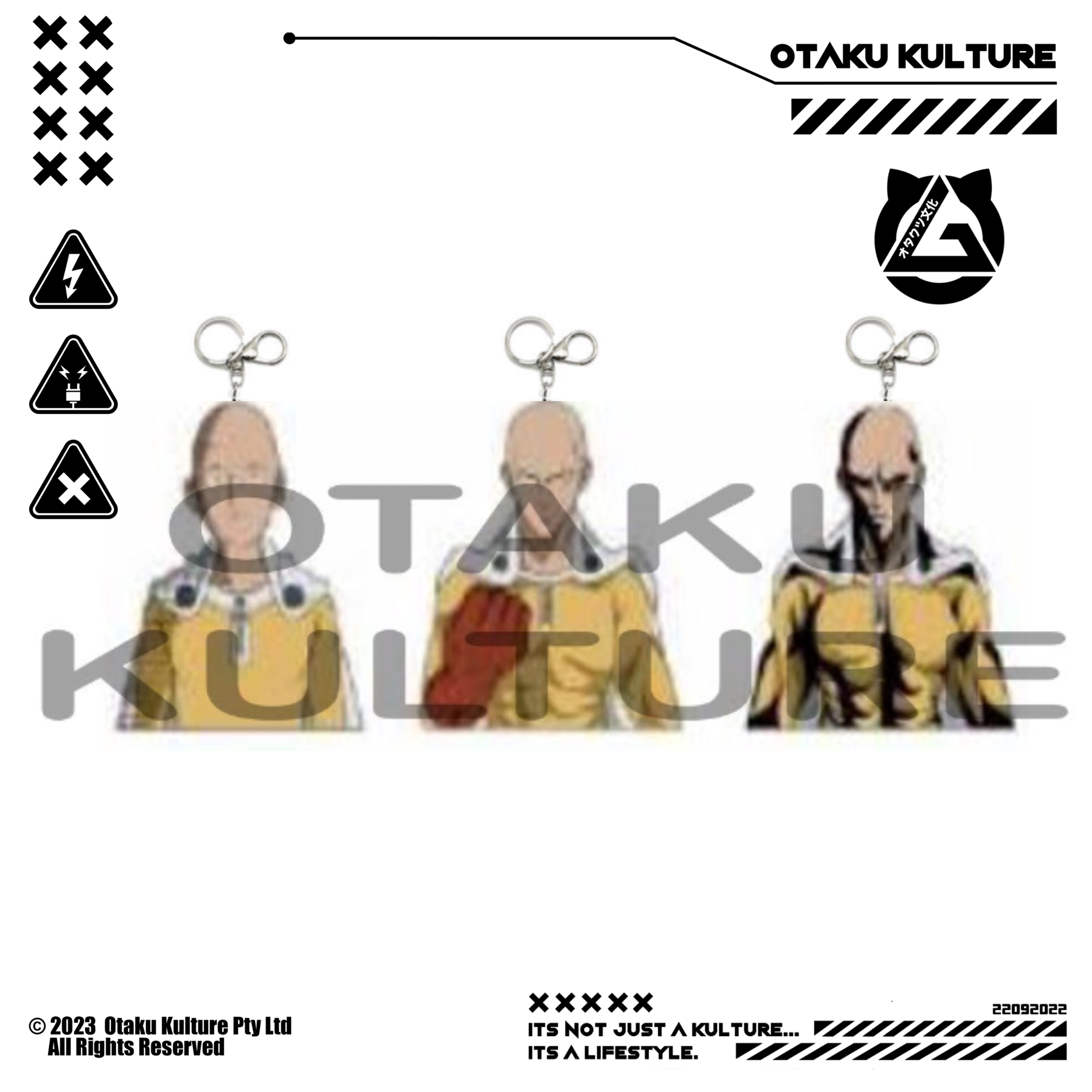 SAITAMA 3D MOTION KEYCHAIN