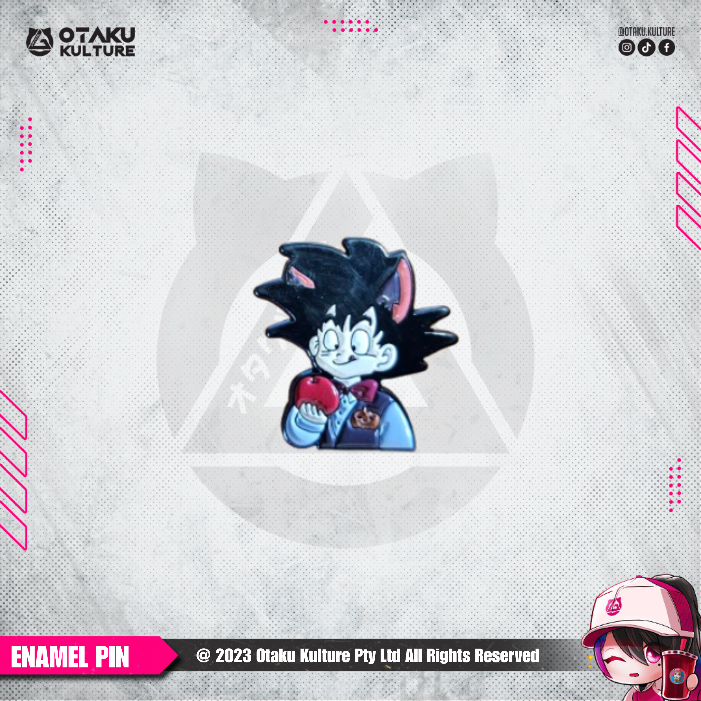 KID GOKU ENAMEL PIN