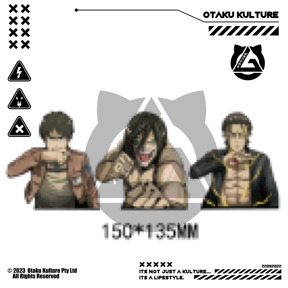 EREN FIGHT MODE 3D MOTION STICKER