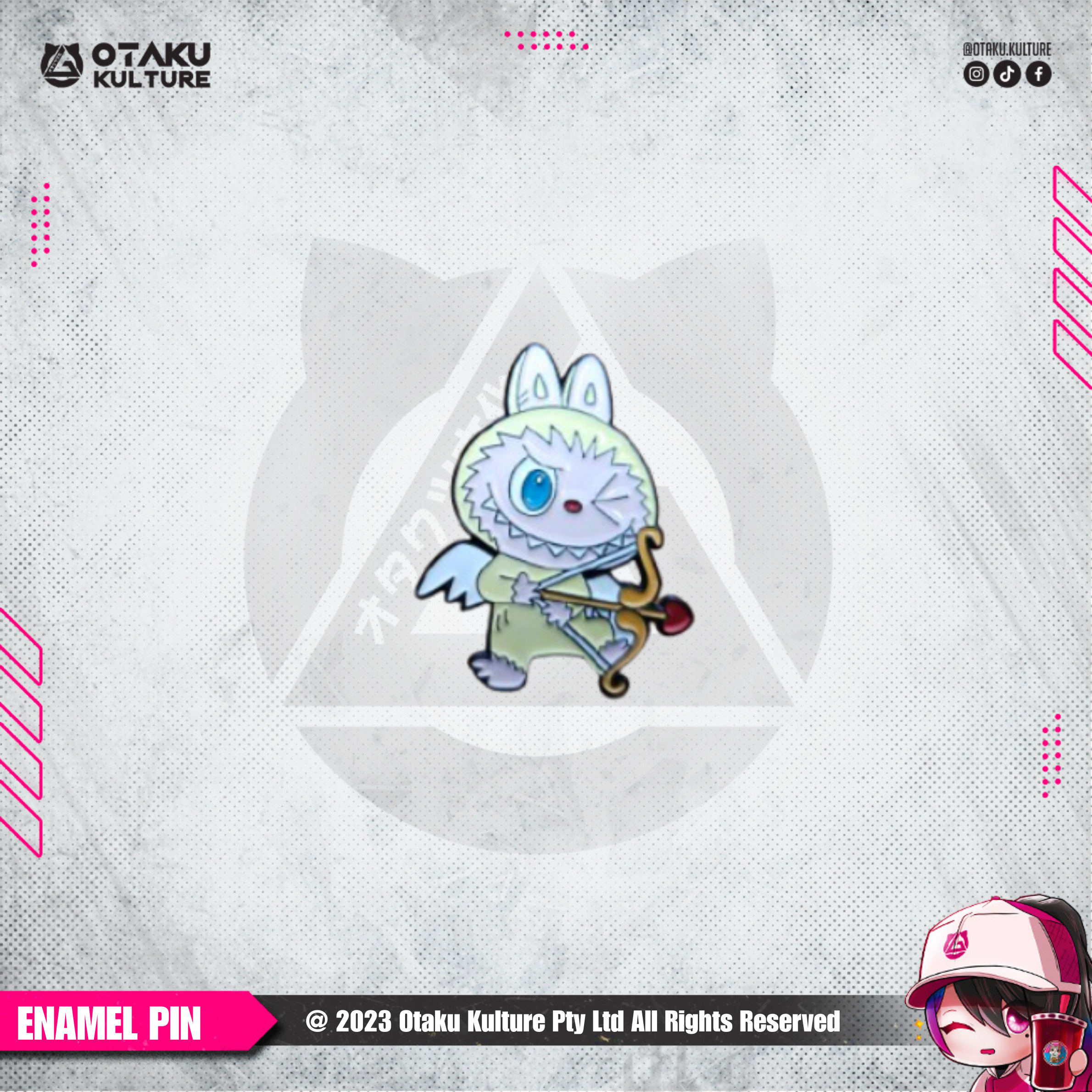 LABUBU ENAMEL PIN