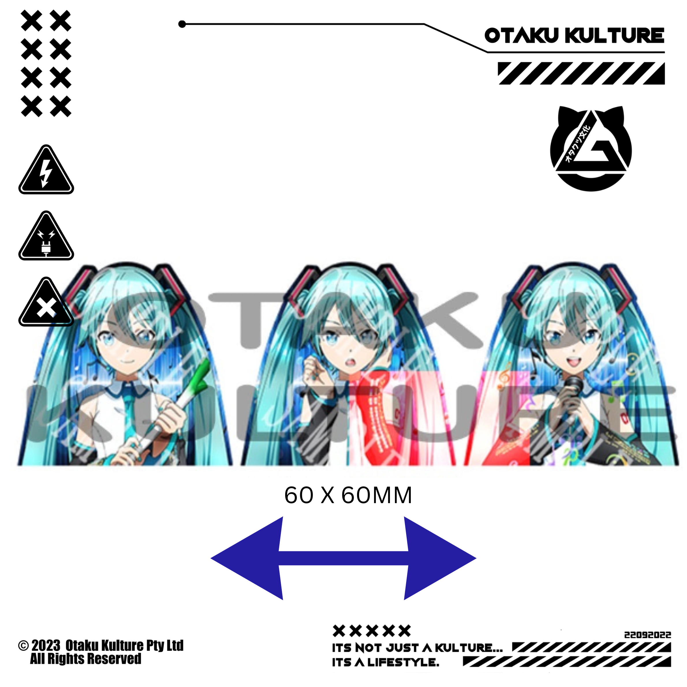 MINI HATSUNE MIKU SINGING 3D MOTION STICKER