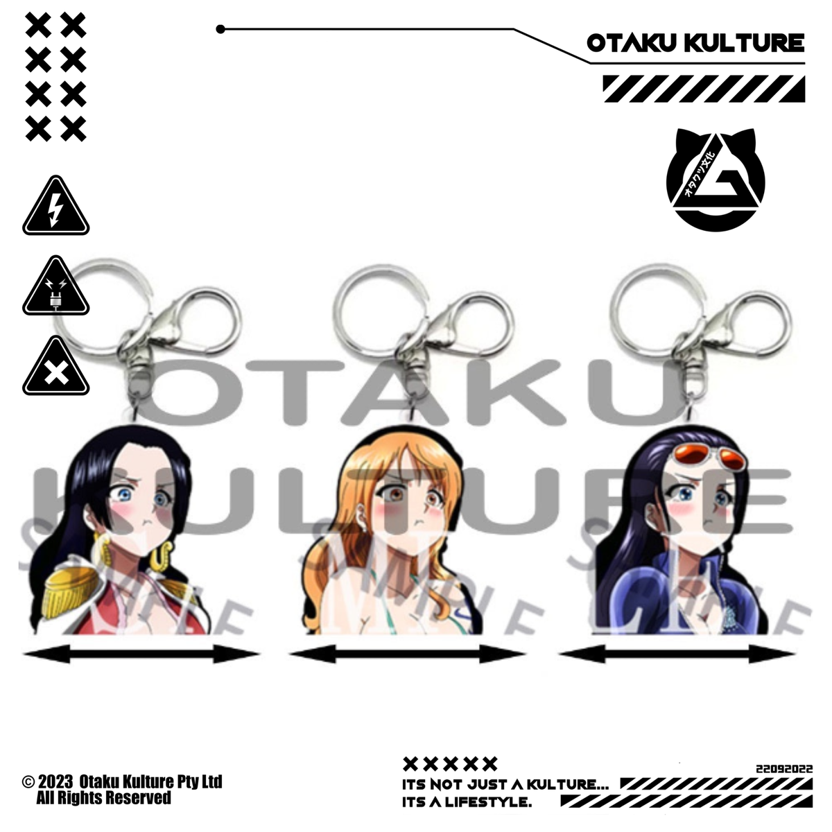 NAMI/BOA/NICO ROBIN POUT 3D MOTION KEYCHAIN