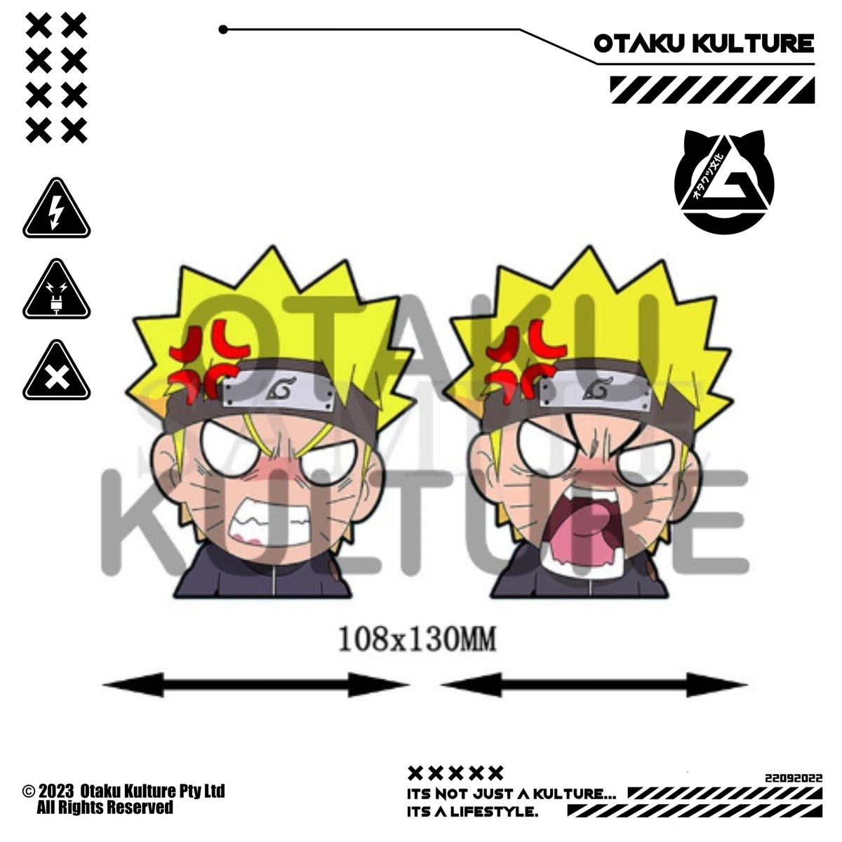 NARUTO  ANNOYED 3D MOTION STICKER