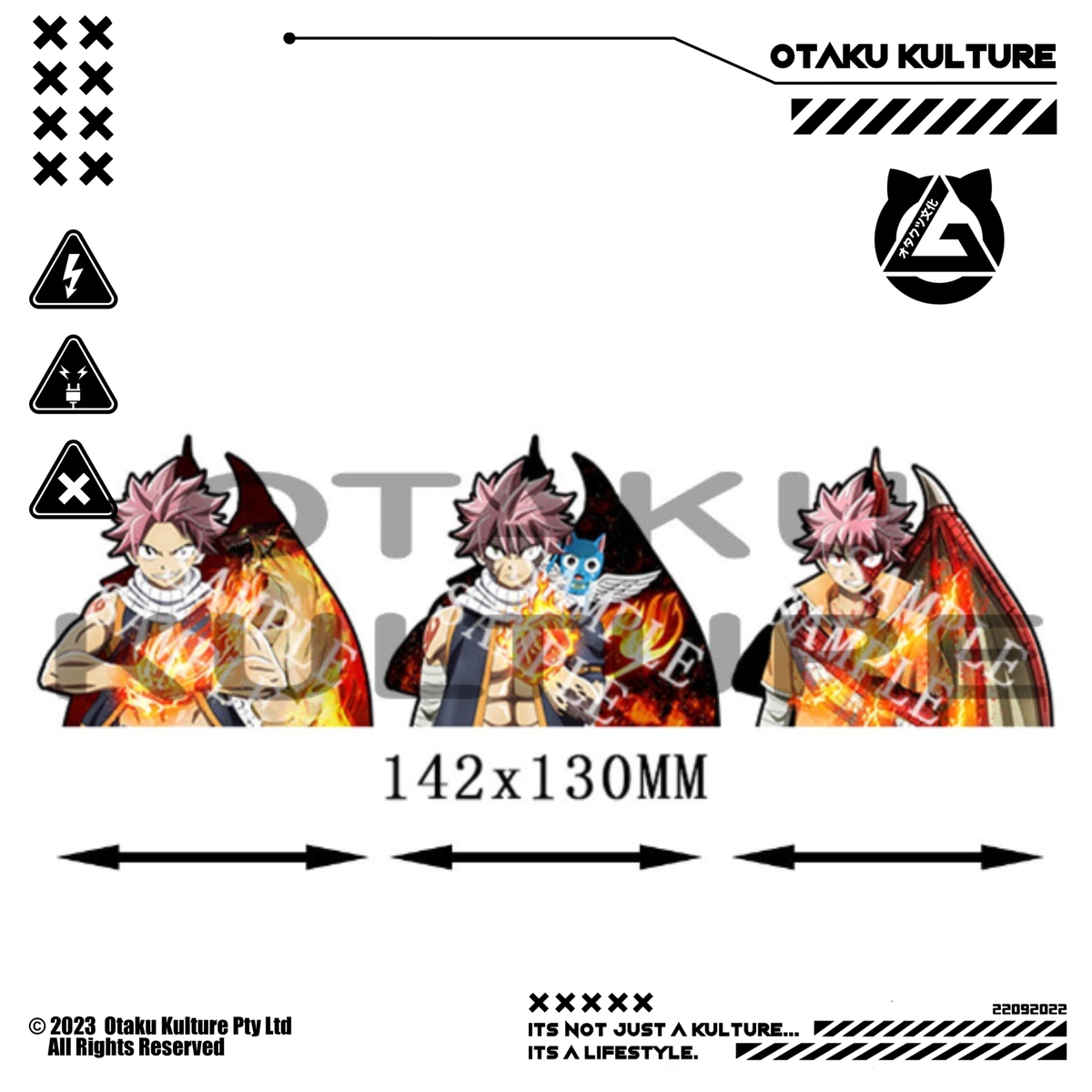 NATSU AND HAPPY 3D MOTION STICKER