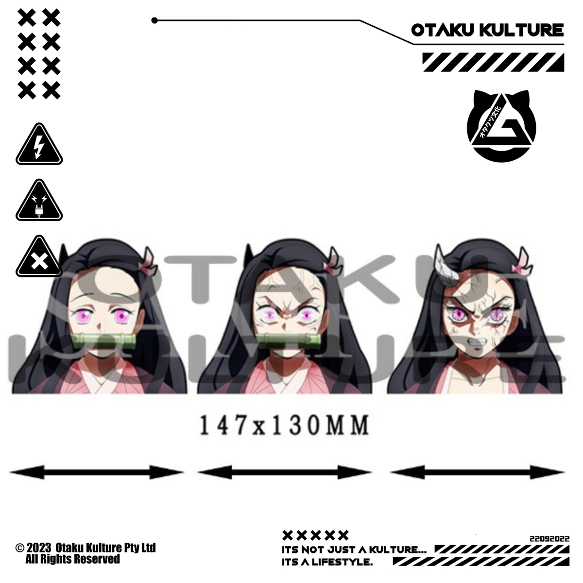 NEZUKO 3D MOTION STICKER