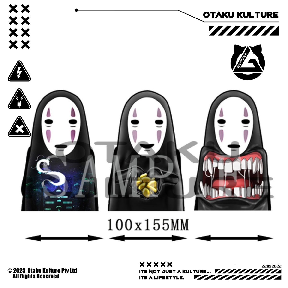 NO FACE 3D MOTION STICKER