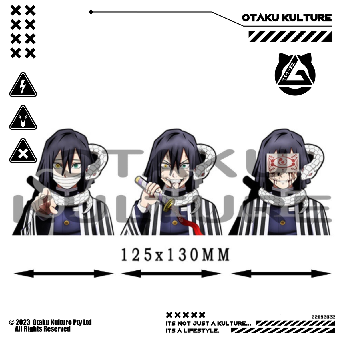OBANAI IGURO 3D MOTION STICKER