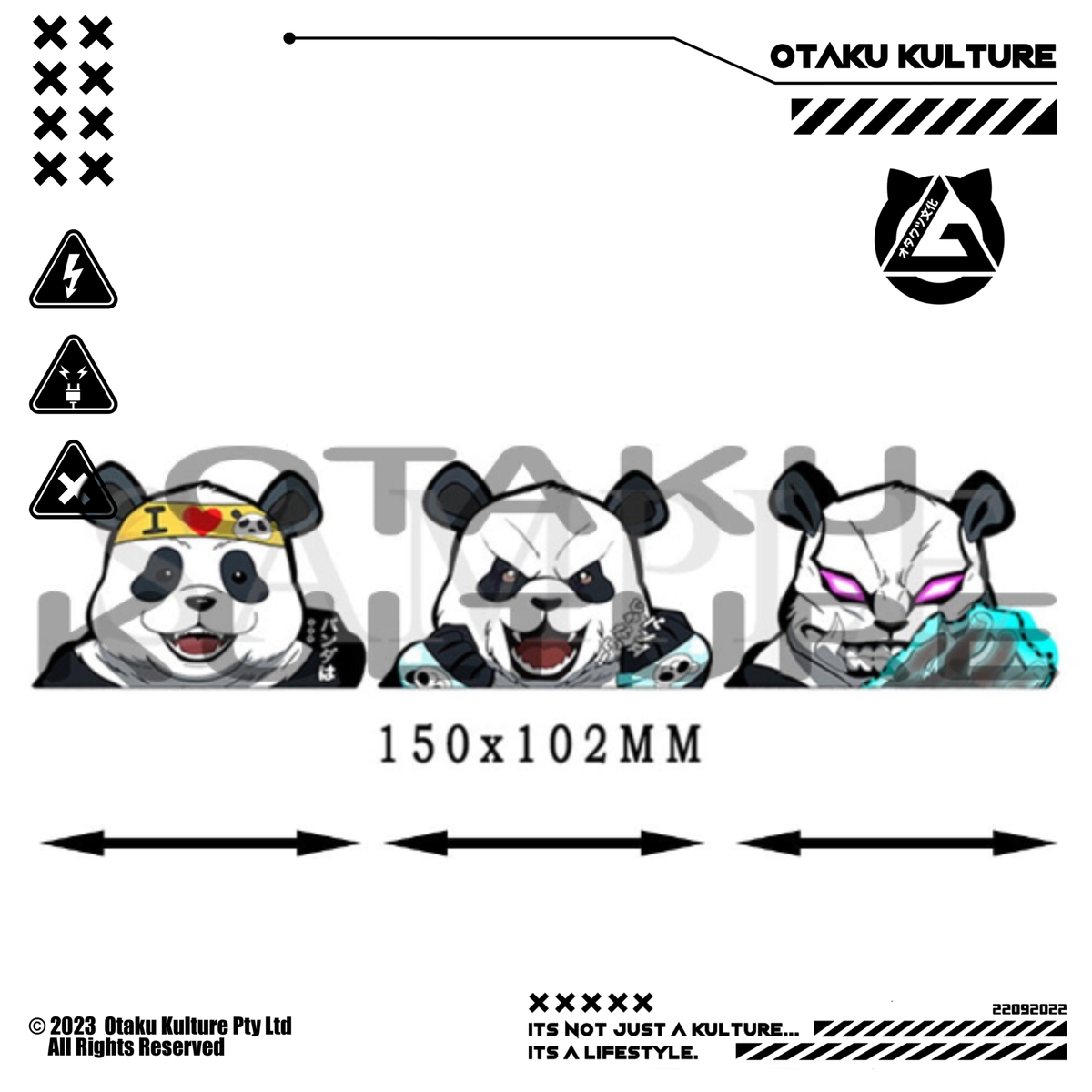 PANDA 3D MOTION STICKER