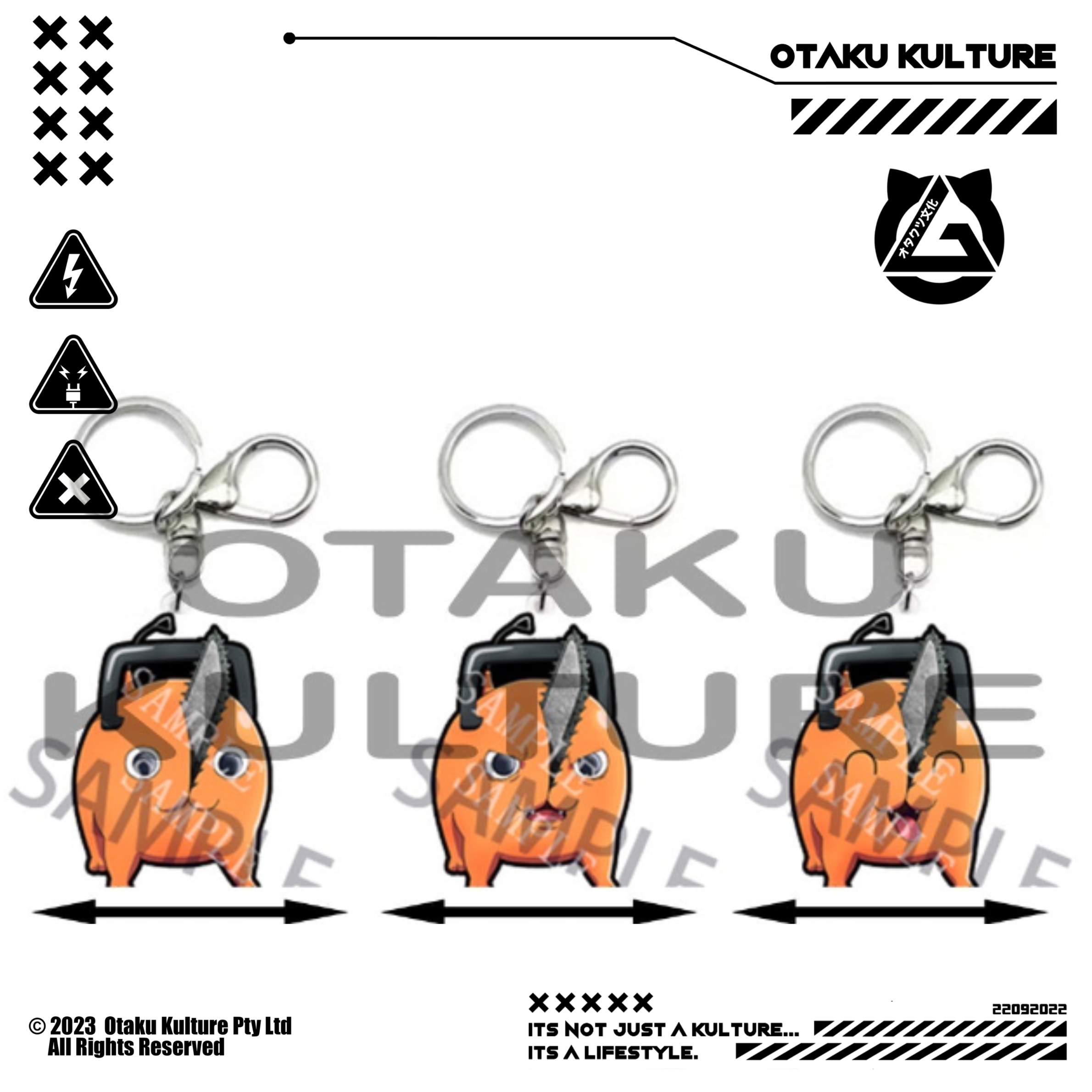 POCHITA 3D MOTION KEYCHAIN