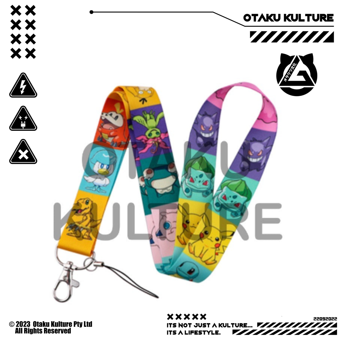 POKEMON DIGIMON LANYARD