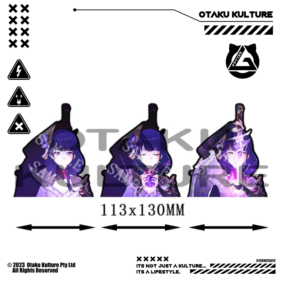RAIDEN SHOGUN 3D MOTION STICKER