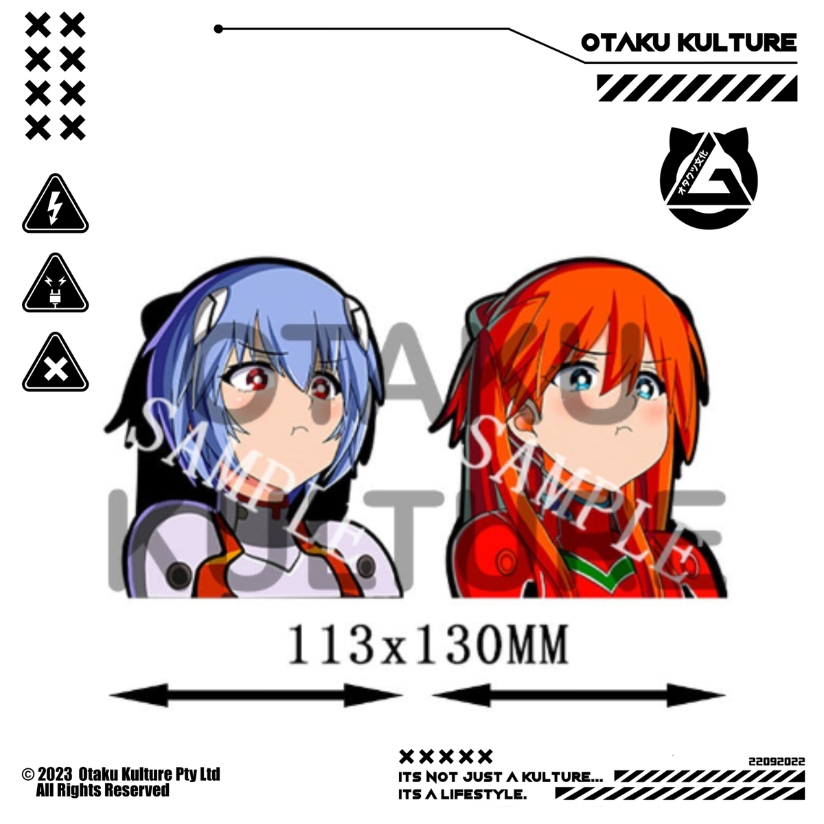 REI/ASUKA POUT 3D MOTION STICKER
