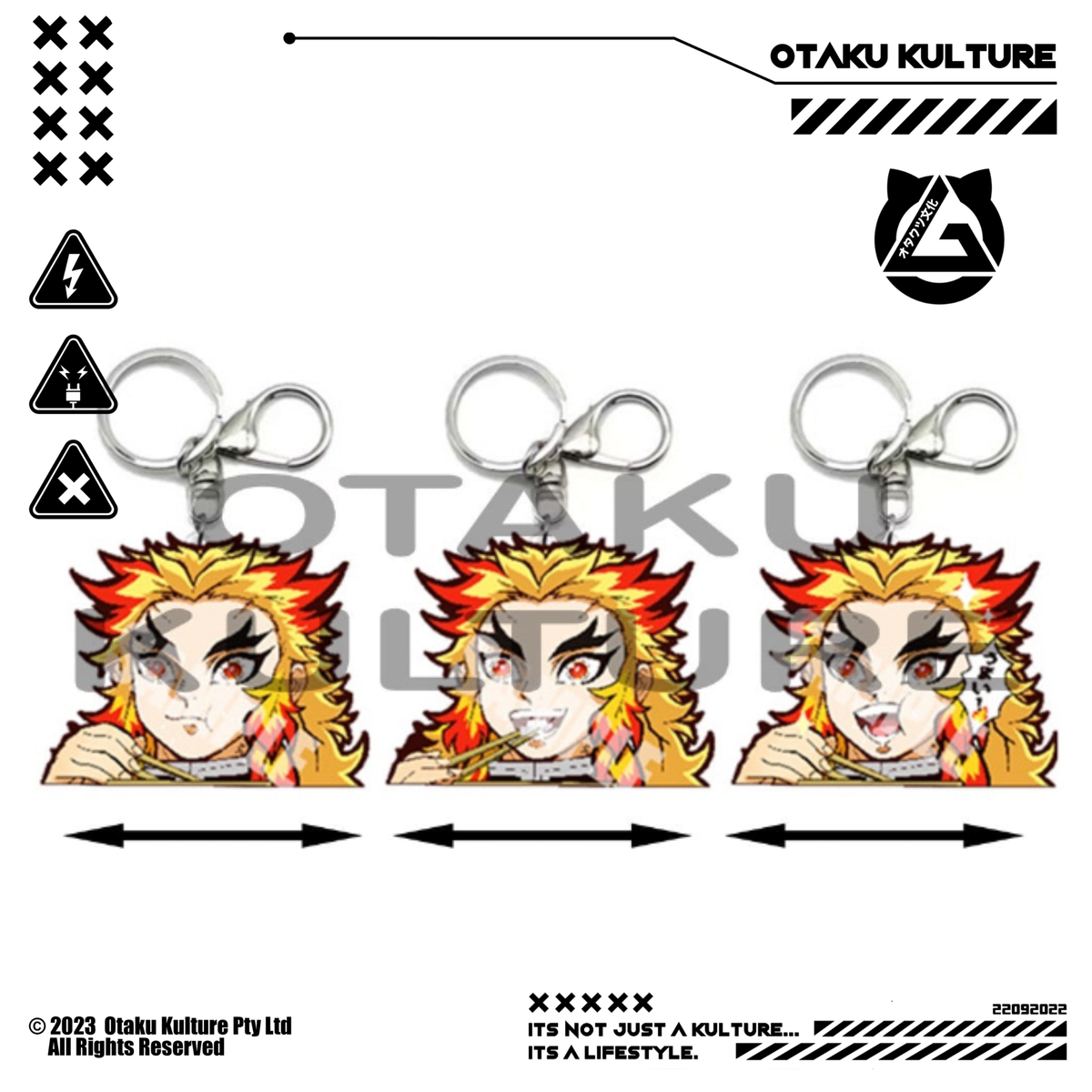 RENGOKU 3D MOTION KEYCHAIN