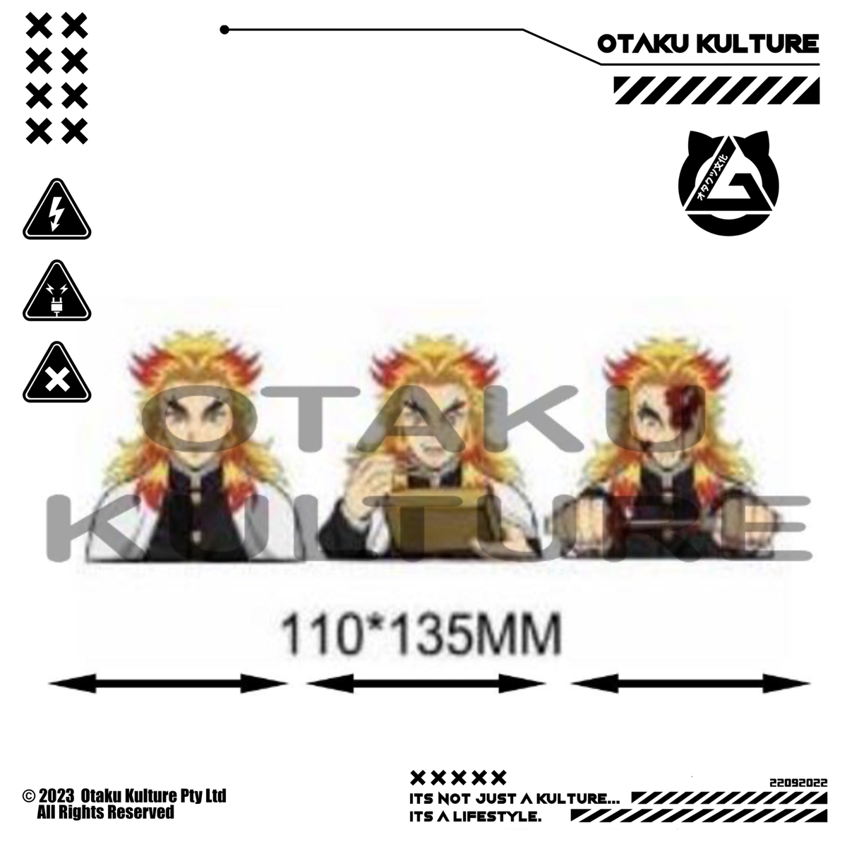 RENGOKU FRONT 3D MOTION STICKER