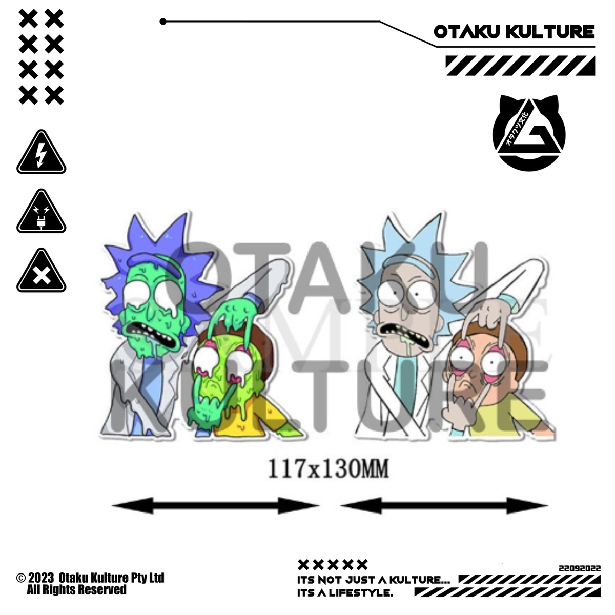 RICK & MORTY 3D MOTION STICKER
