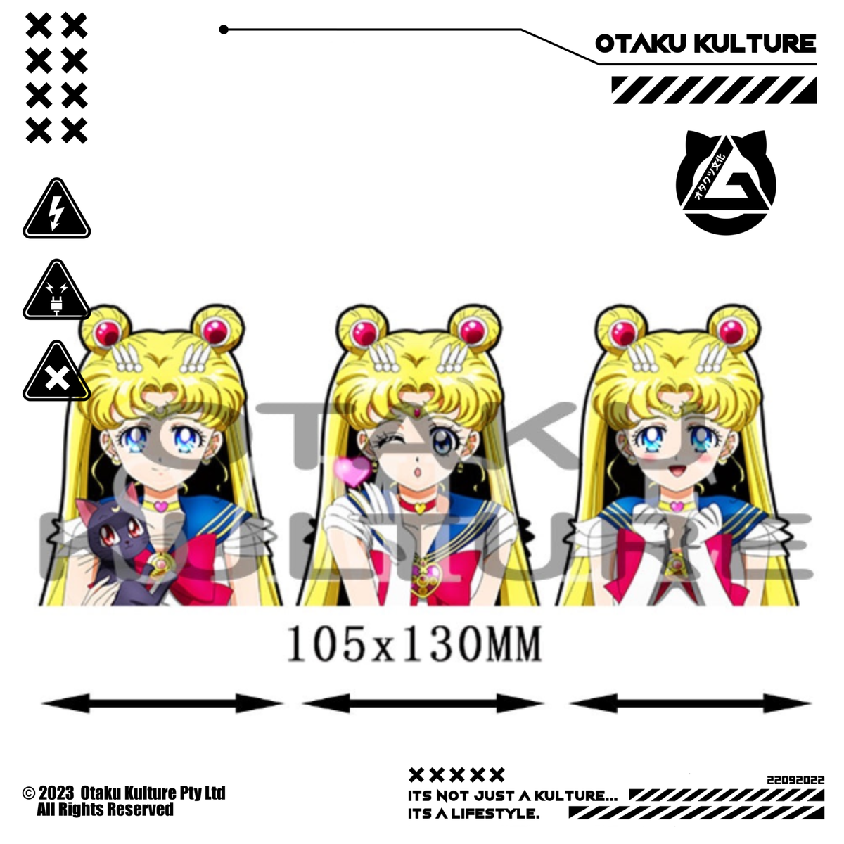 SAILOR MOON WINK 3D MOTION STICKER