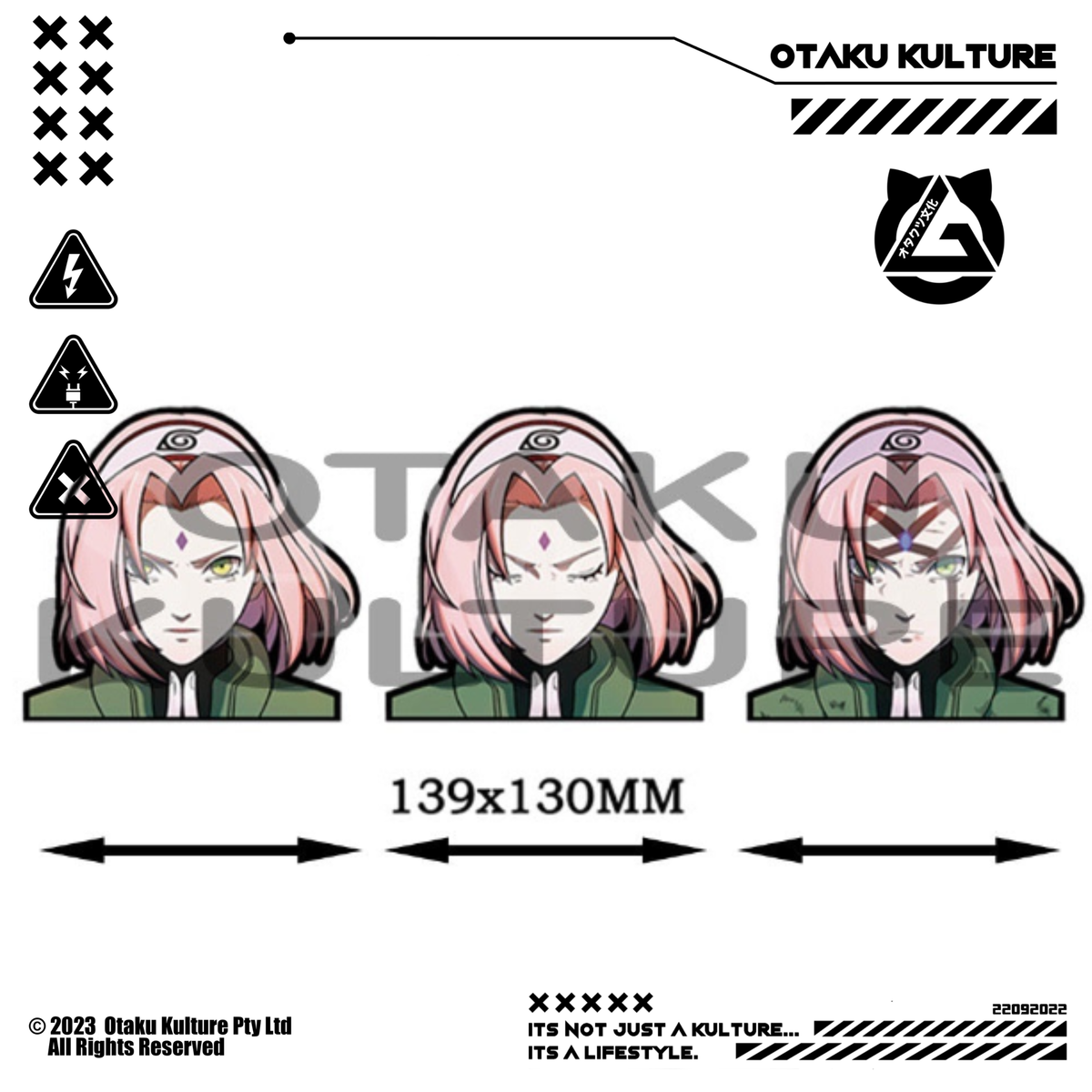 SAKURA USELESSNESS 3D MOTION STICKER