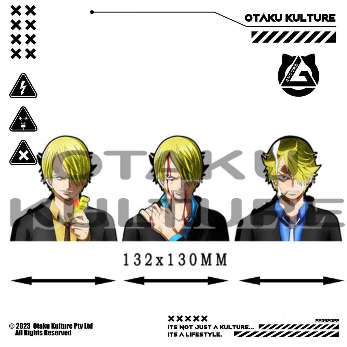 SANJI 3D MOTION STICKER