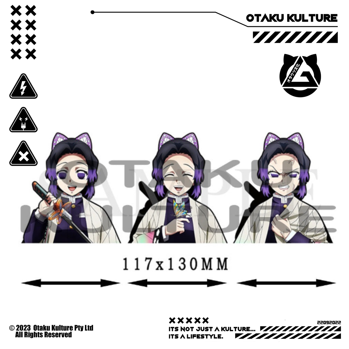 SHINOBU ANGRY 3D MOTION STICKER