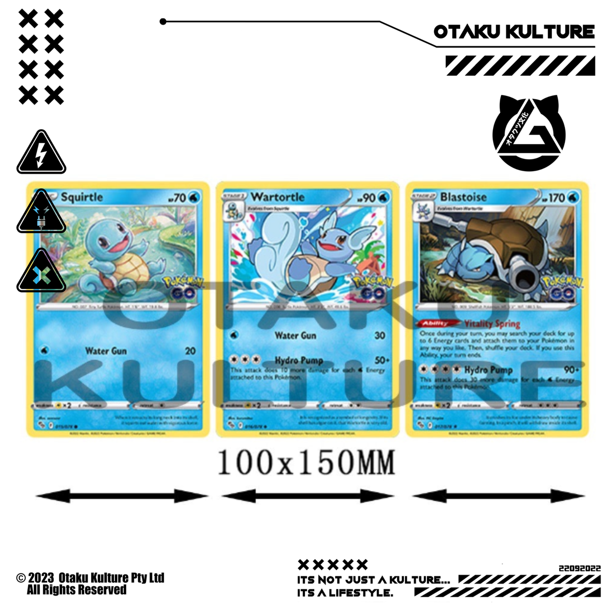 SQUIRTLE EVOLUTIONS 3D MOTION STICKER