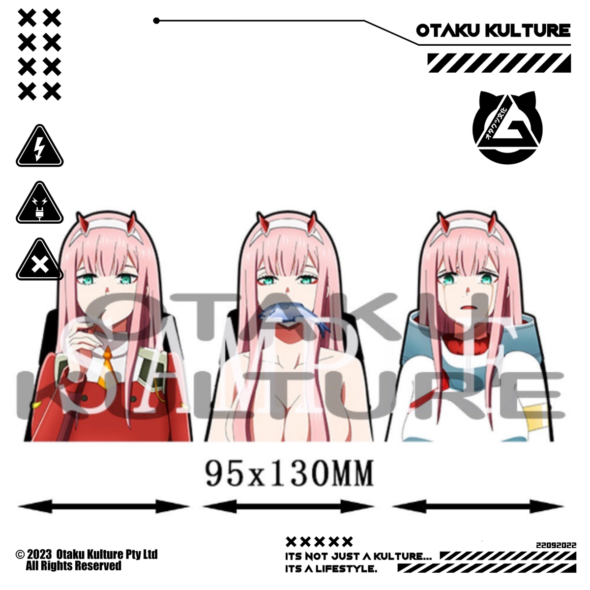 ZERO TWO FISH 3D MOTION STICKER