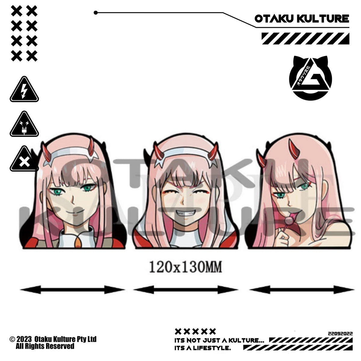 ZERO TWO LOLIPOP 3D MOTION STICKER