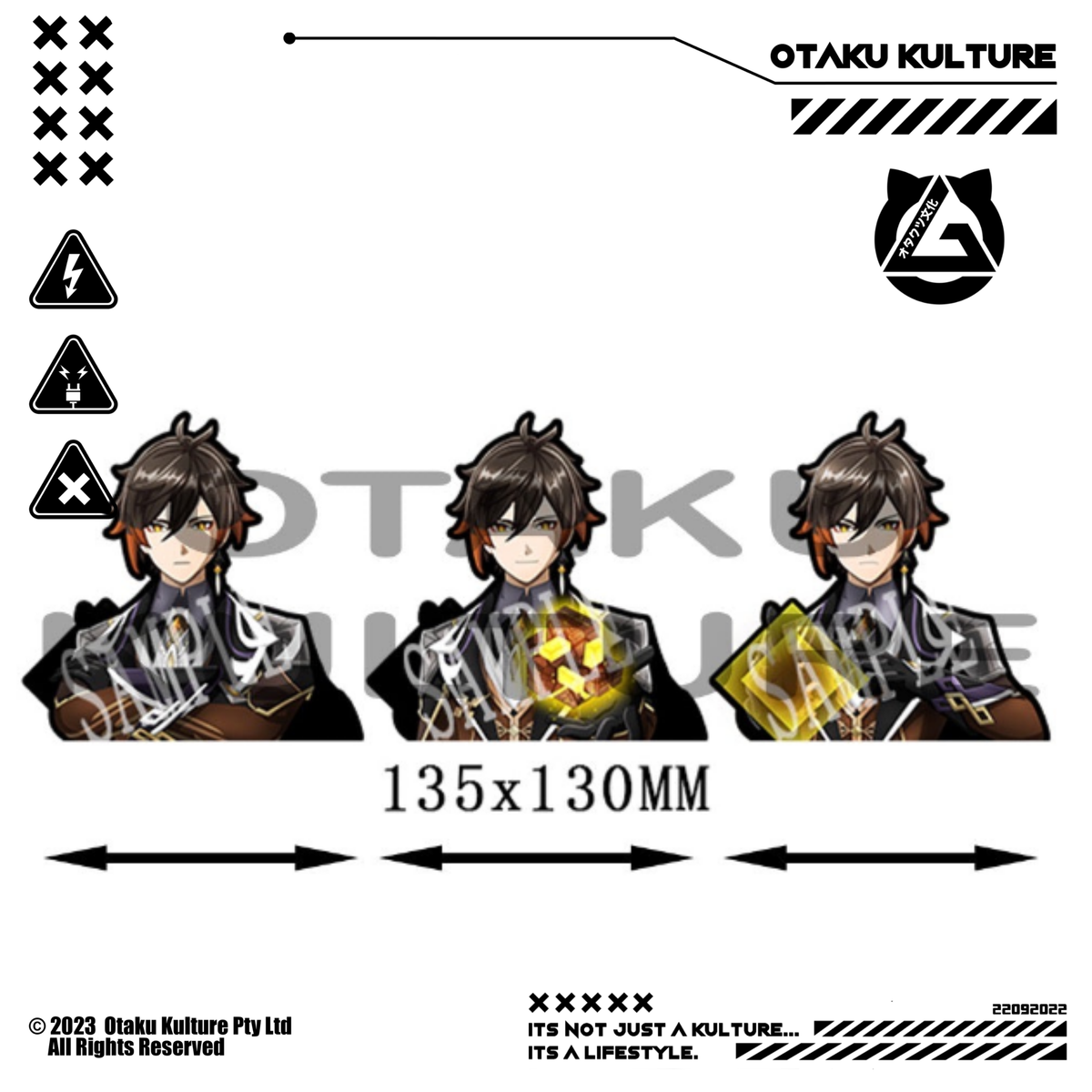 ZHONGLI 3D MOTION STICKER