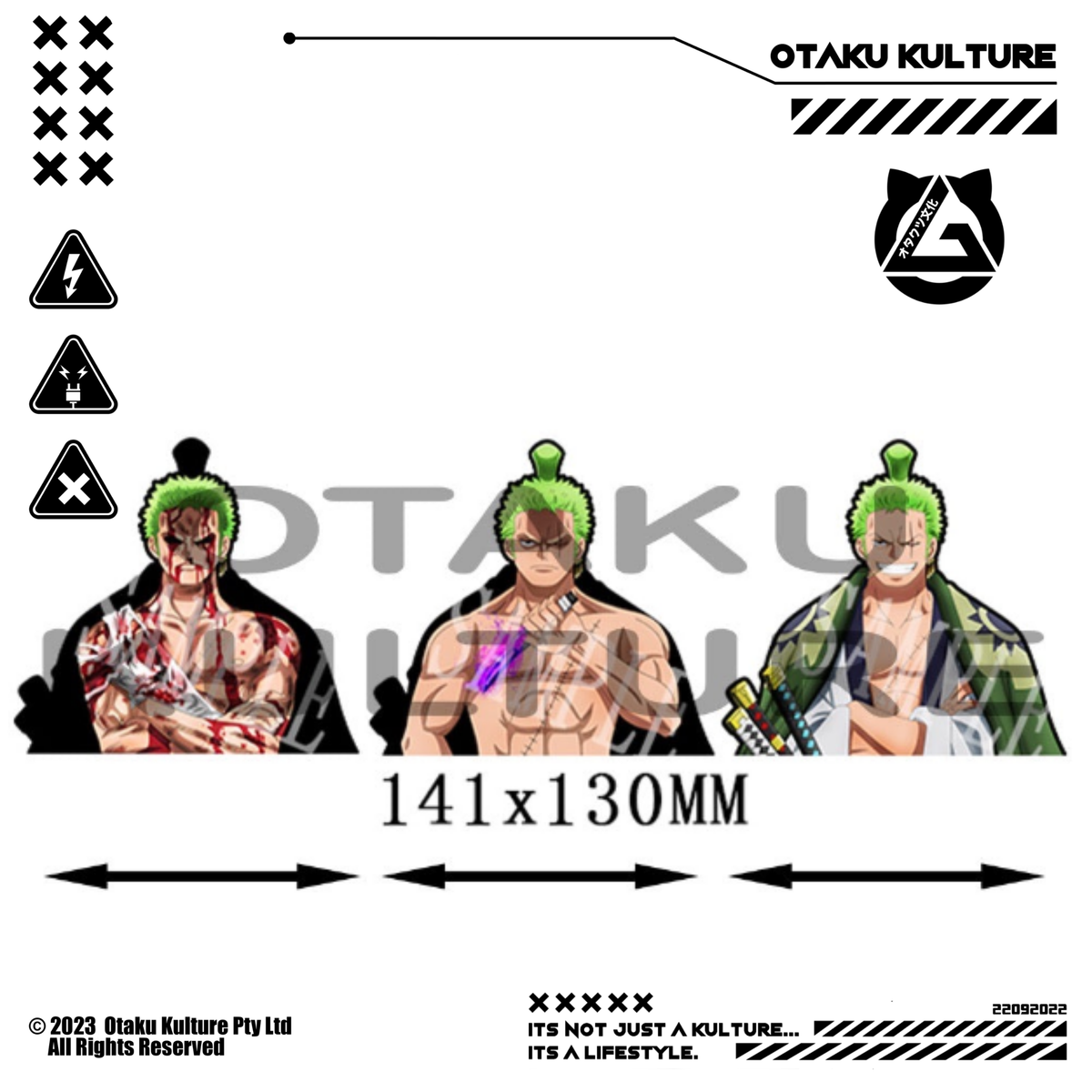 ZORO 3D MOTION STICKER