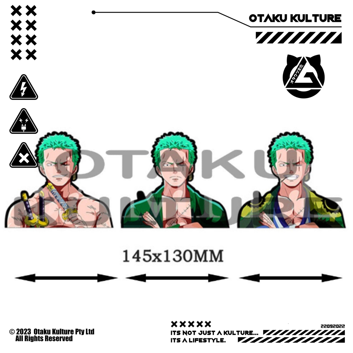 ZORO SMILE 3D MOTION STICKER