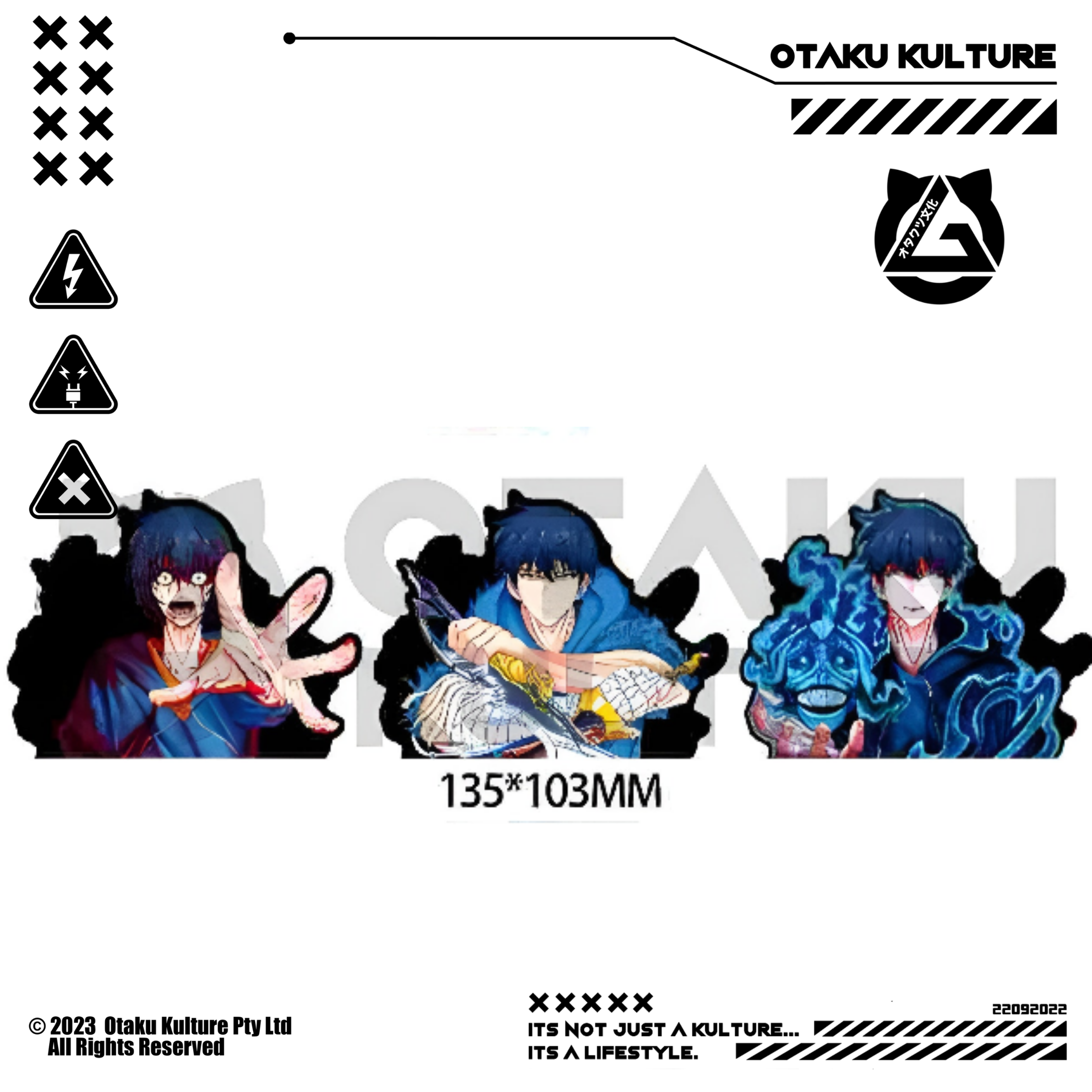 SUNG JIN WOO DAGGERS 3D MOTION STICKER