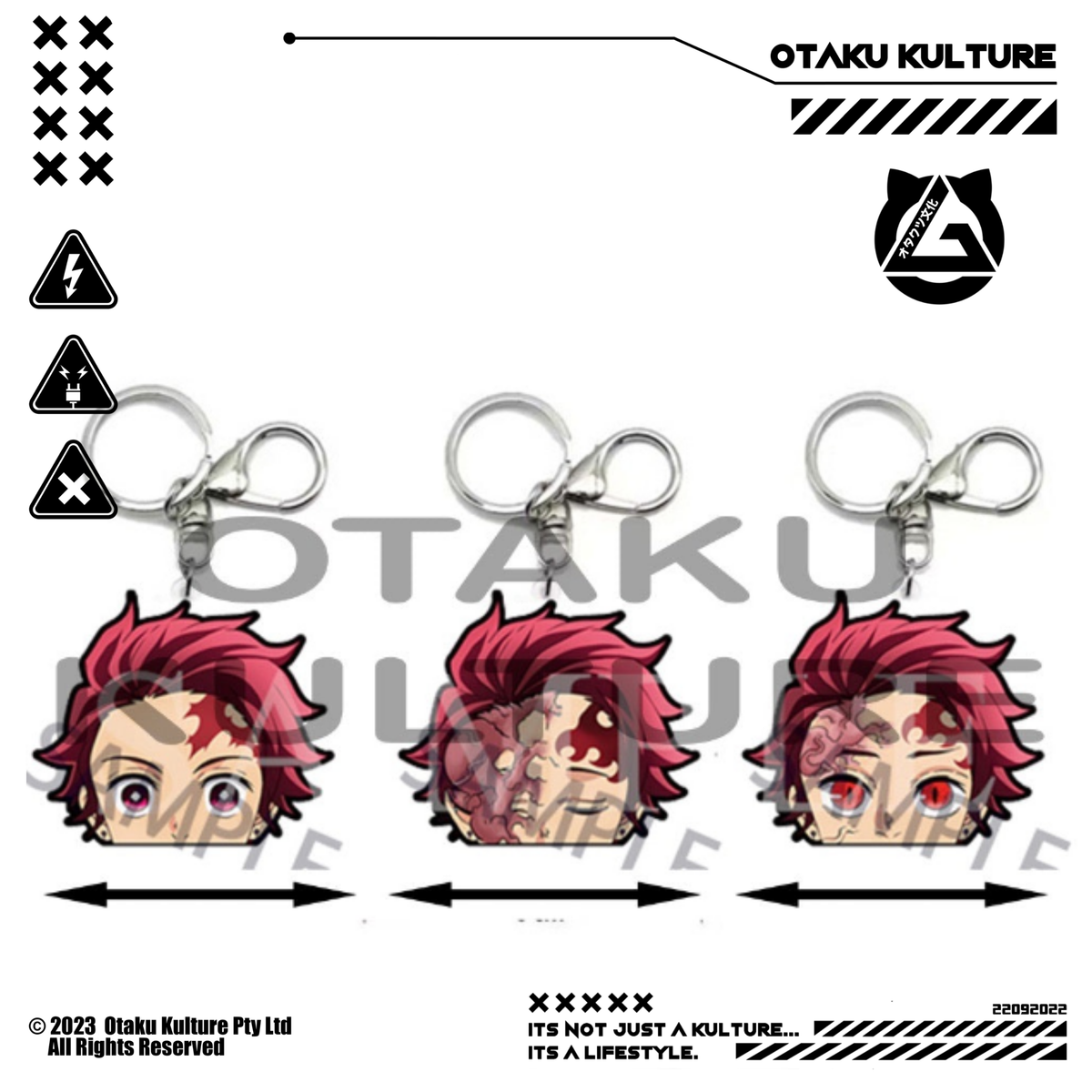 TANJIRO 3D MOTION KEYCHAIN