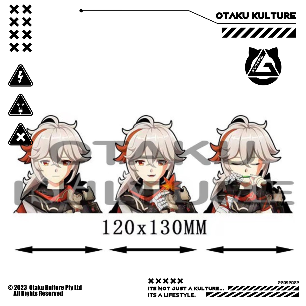 KAZUHA 3D MOTION STICKER