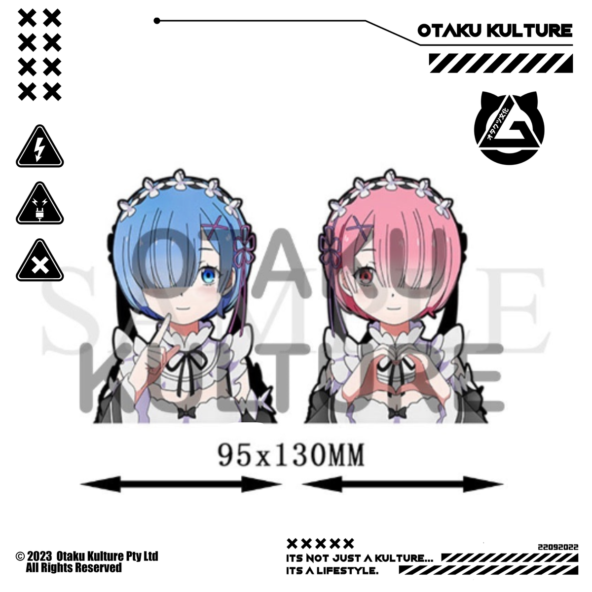 REM/RAM 3D MOTION STICKER