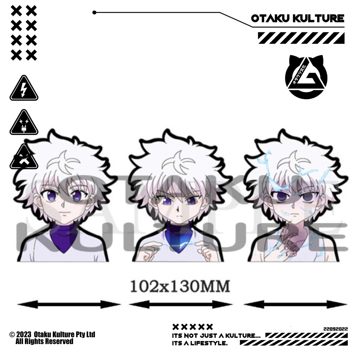 KILLUA 3D MOTION STICKER